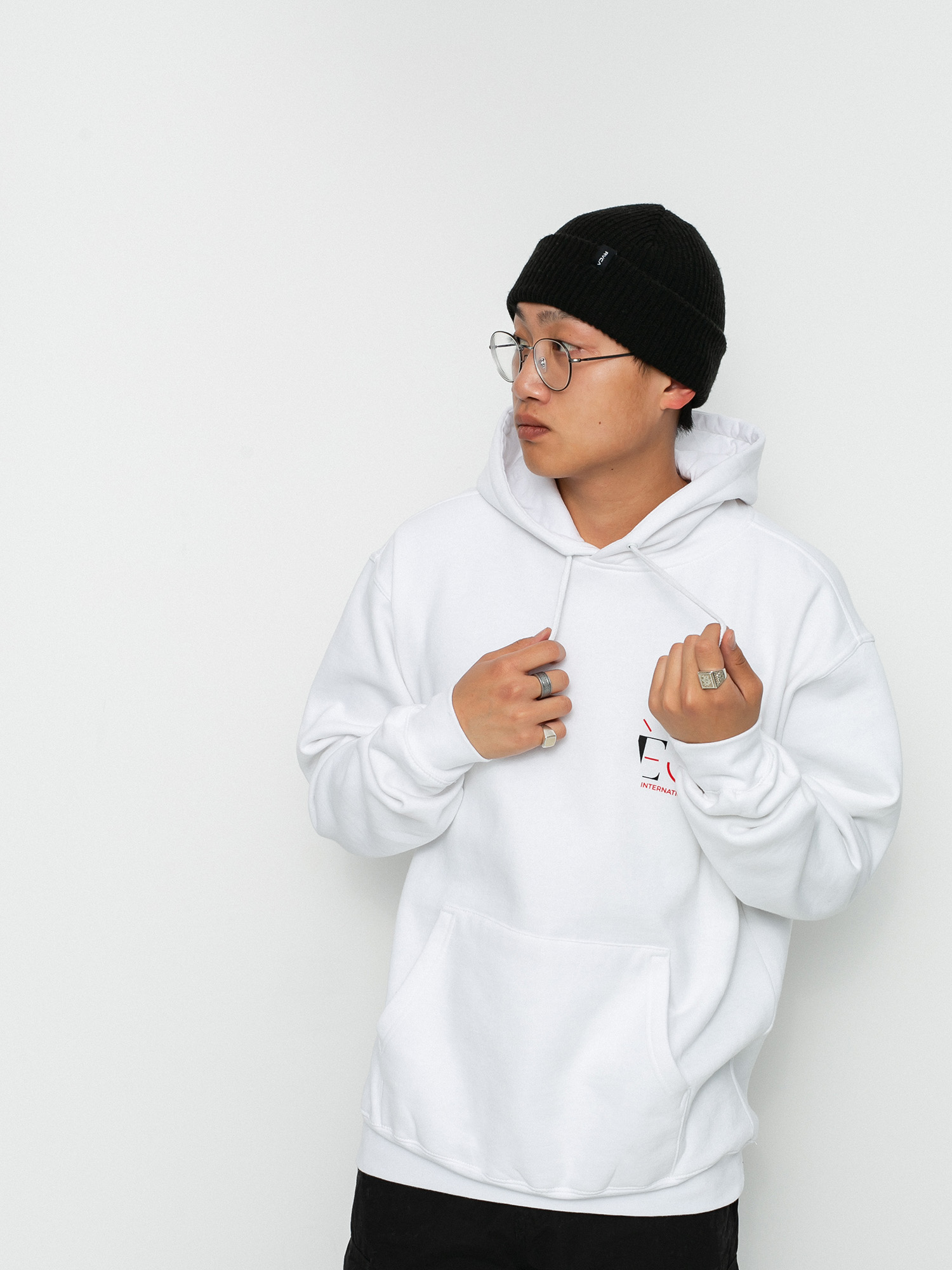 eS Cutout HD Kapucnis pulóver (white)