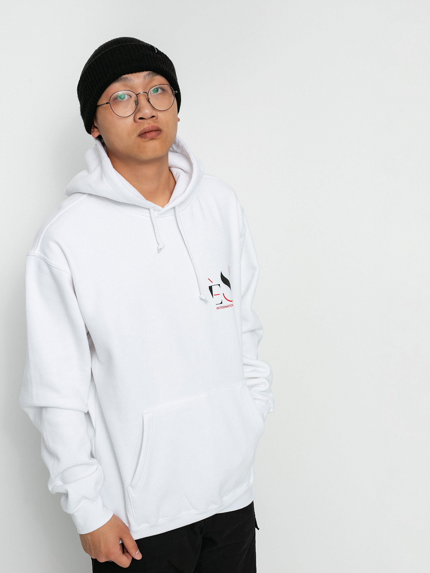 eS Cutout HD Kapucnis pulóver (white)