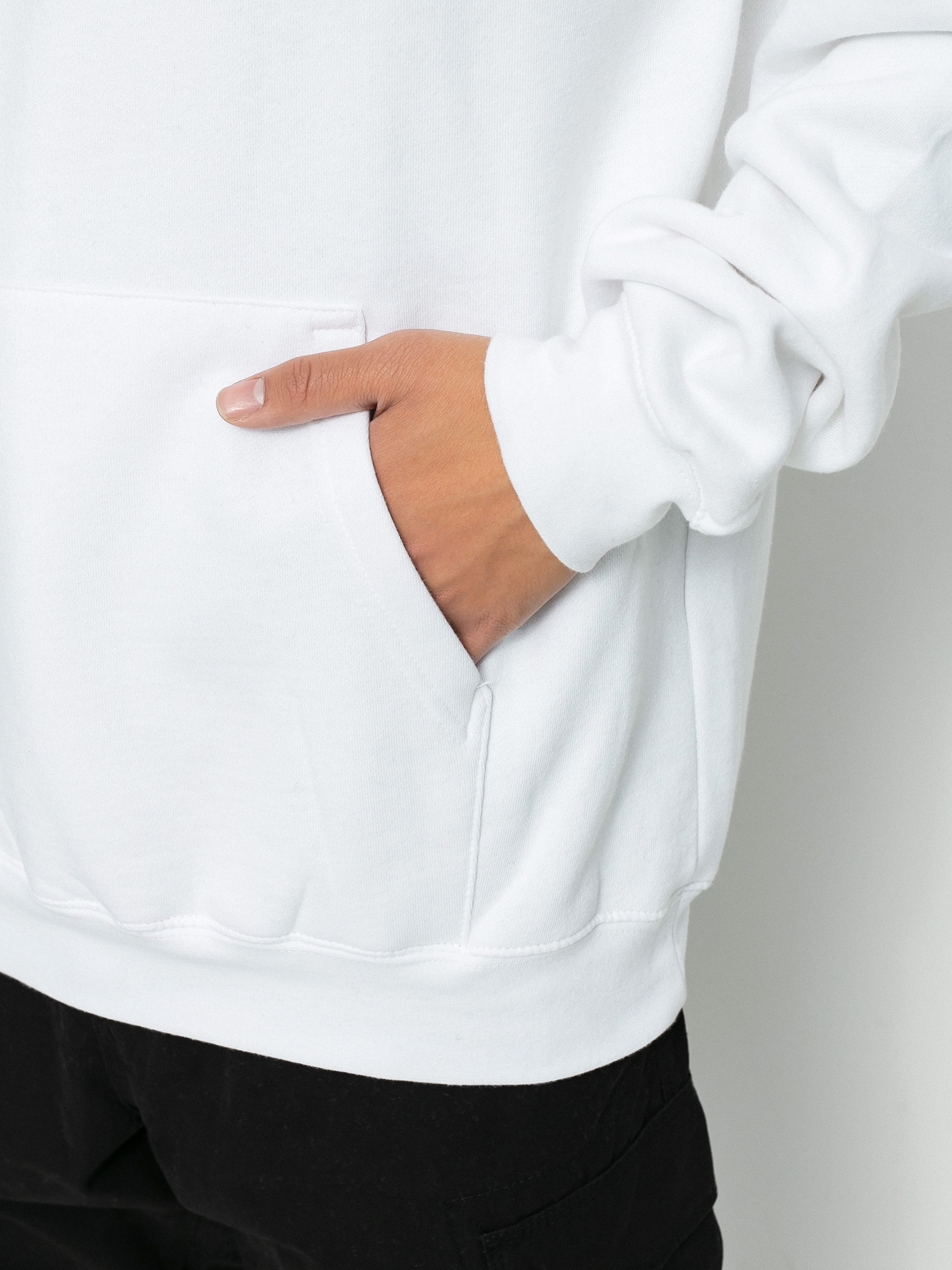 eS Cutout HD Kapucnis pulóver (white)