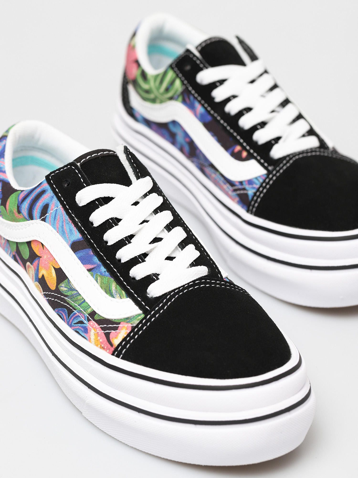 Vans Super Comfycush Old Skool Cipők (tropicali black/true white)