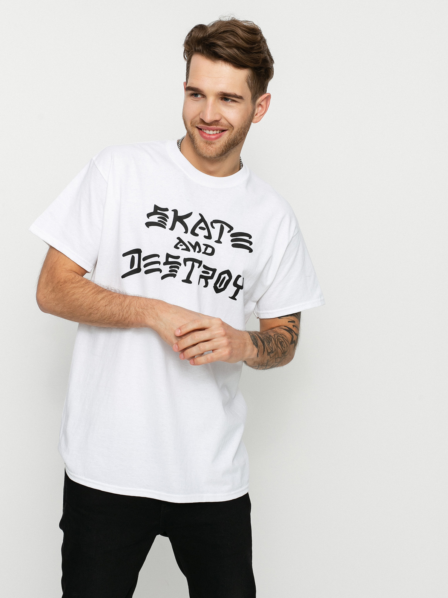 Thrasher Skate And Destroy Ujjatlan felső (white)