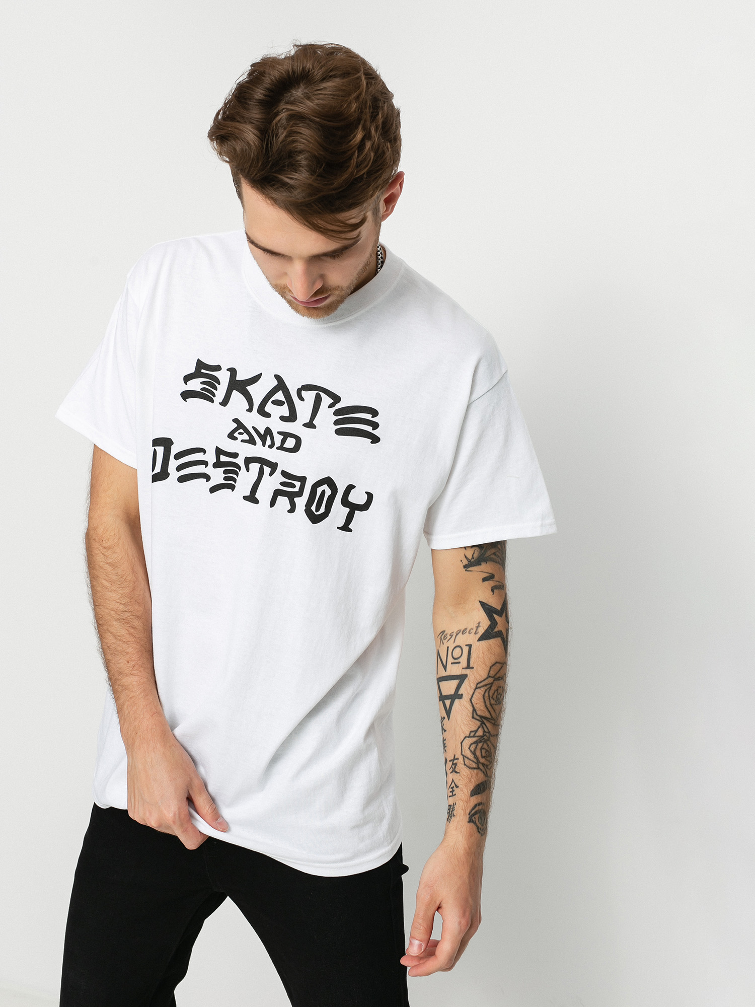 Thrasher Skate And Destroy Ujjatlan felső (white)