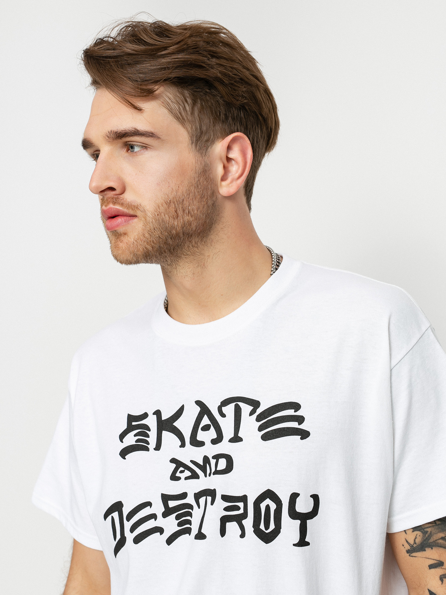 Thrasher Skate And Destroy Ujjatlan felső (white)