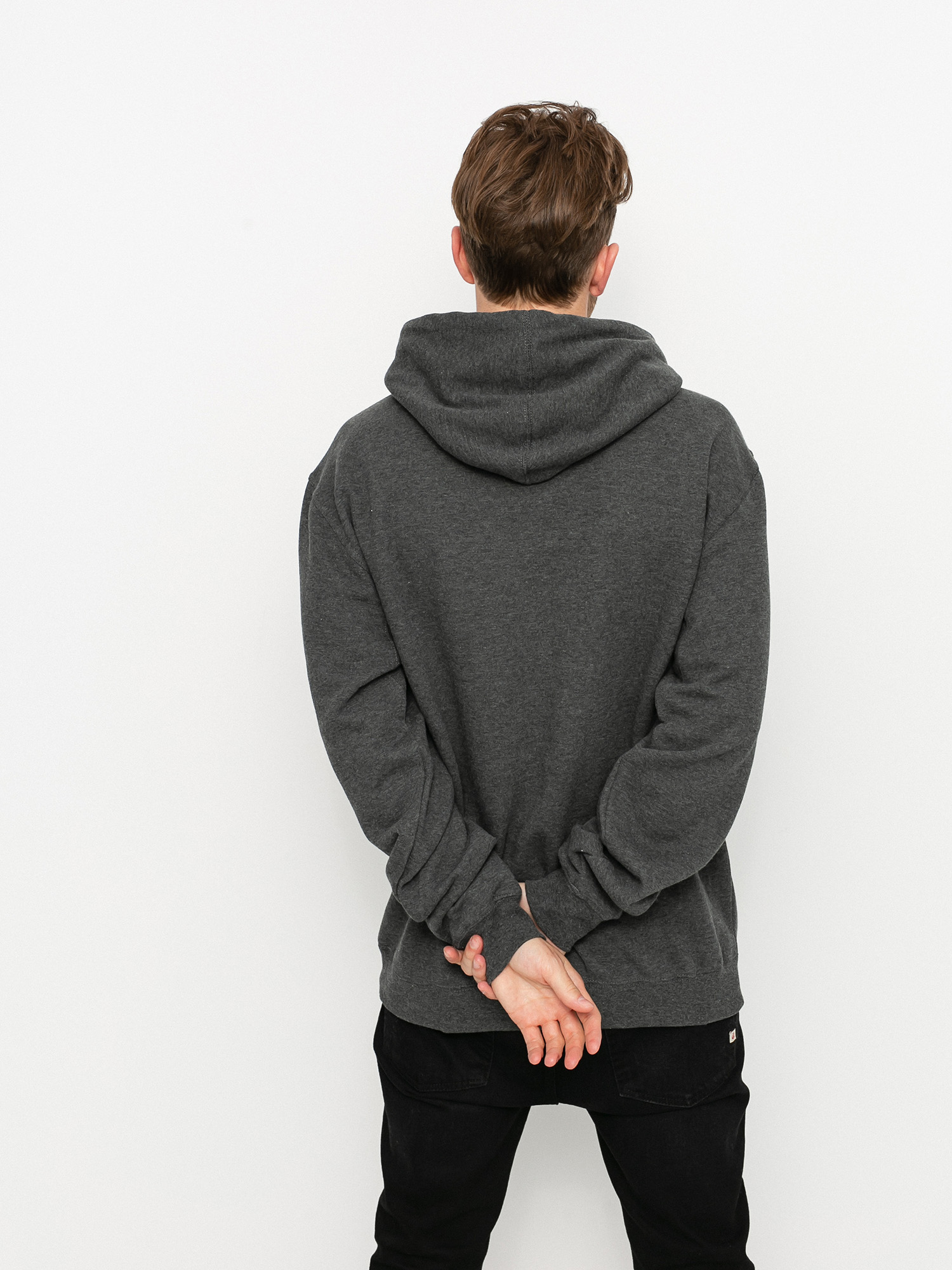 Emerica Pure Logo HD Kapucnis pulóver (charcoal/heather)