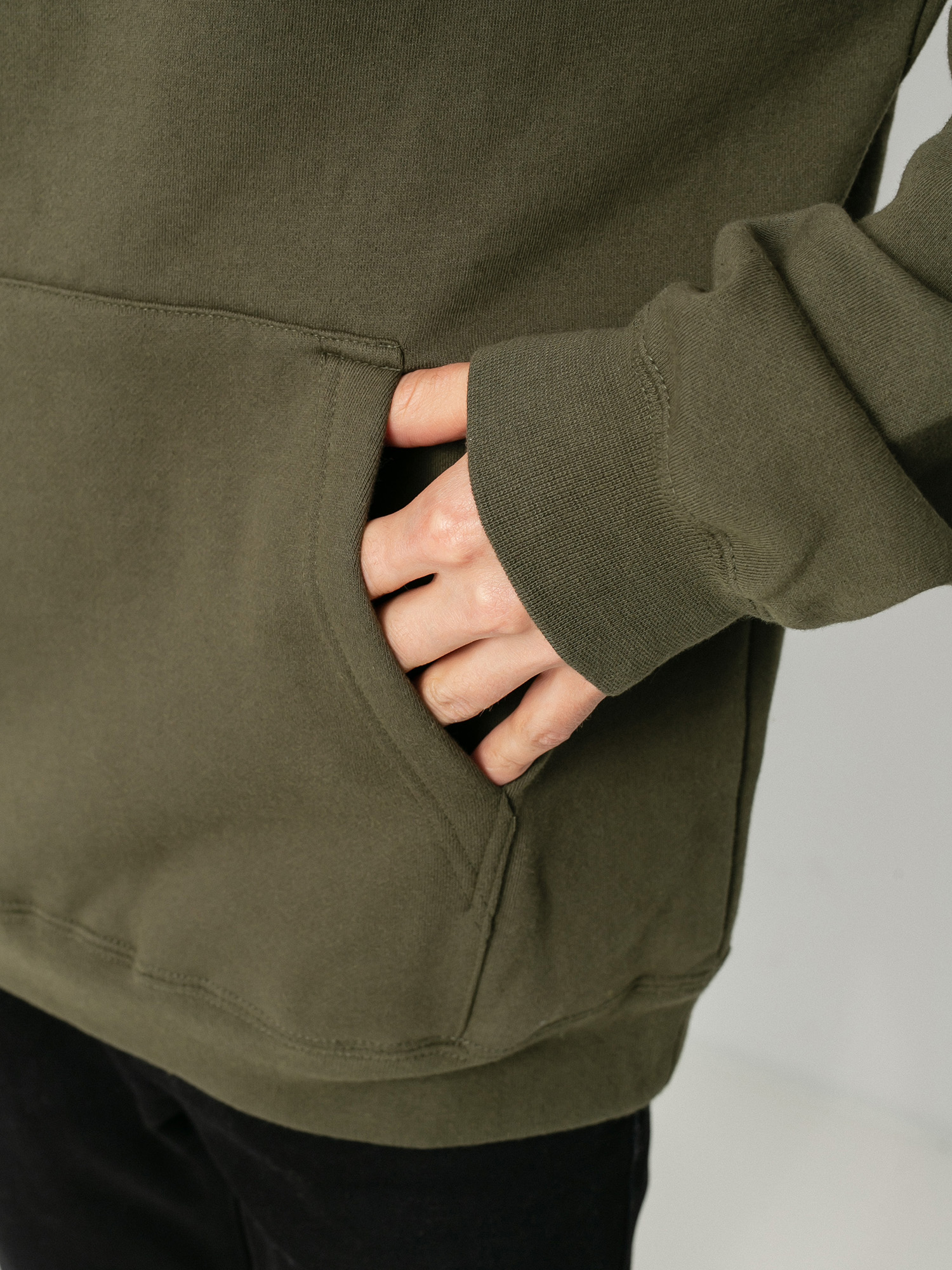 Emerica Pure Logo HD Kapucnis pulóver (army)