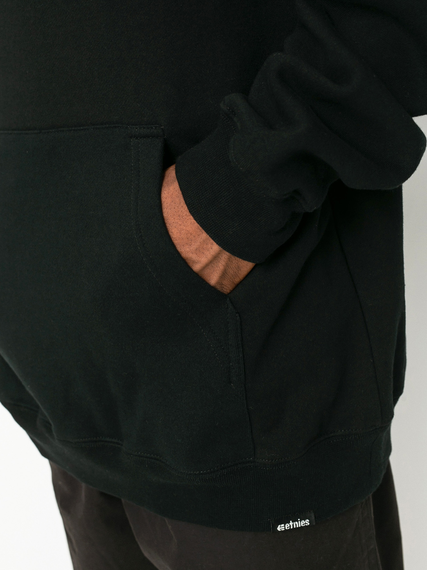 Etnies Quality Control HD Kapucnis pulóver (black/charcoal)