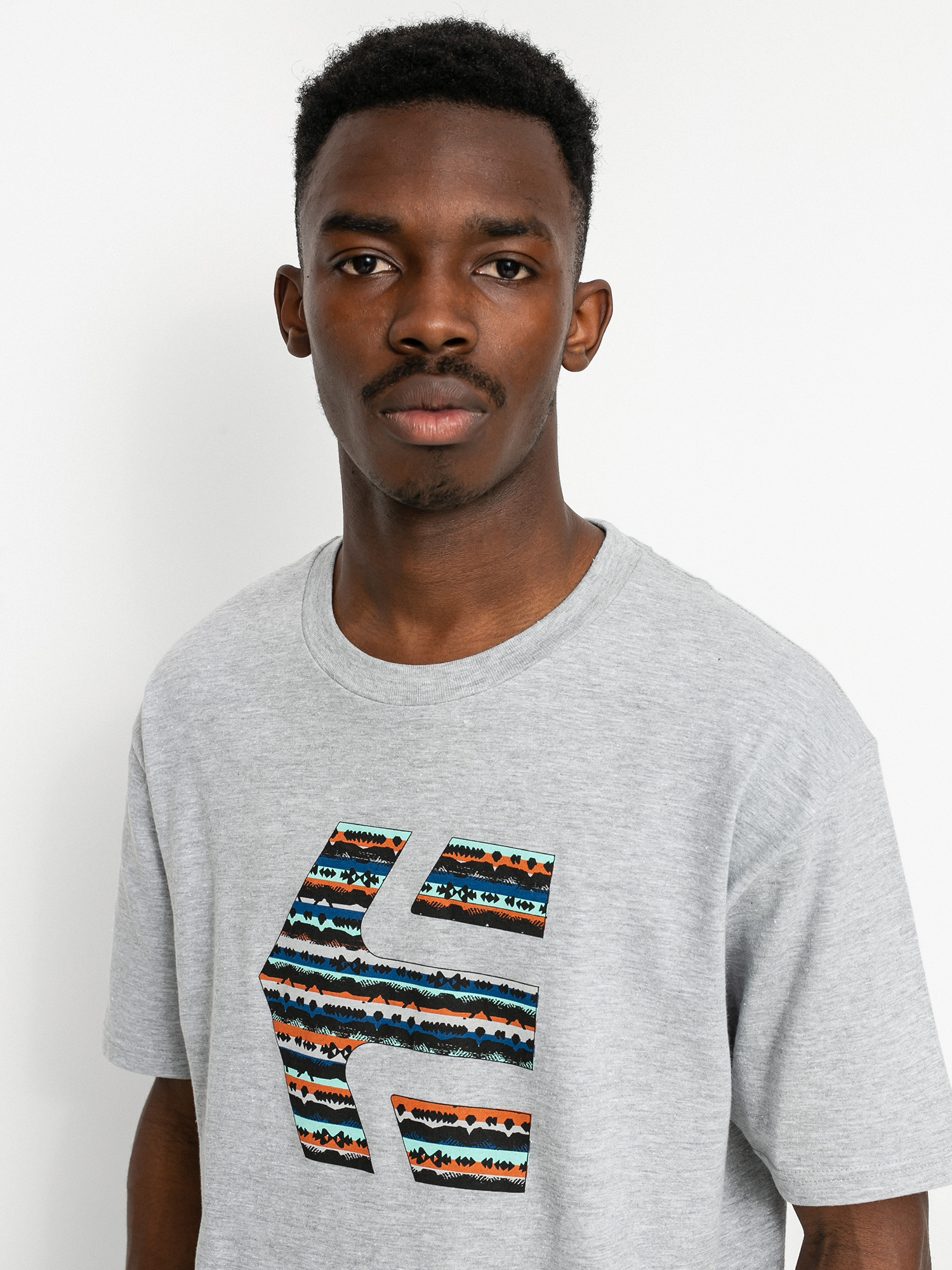 Etnies Icon Print Ujjatlan felső (grey/blue)