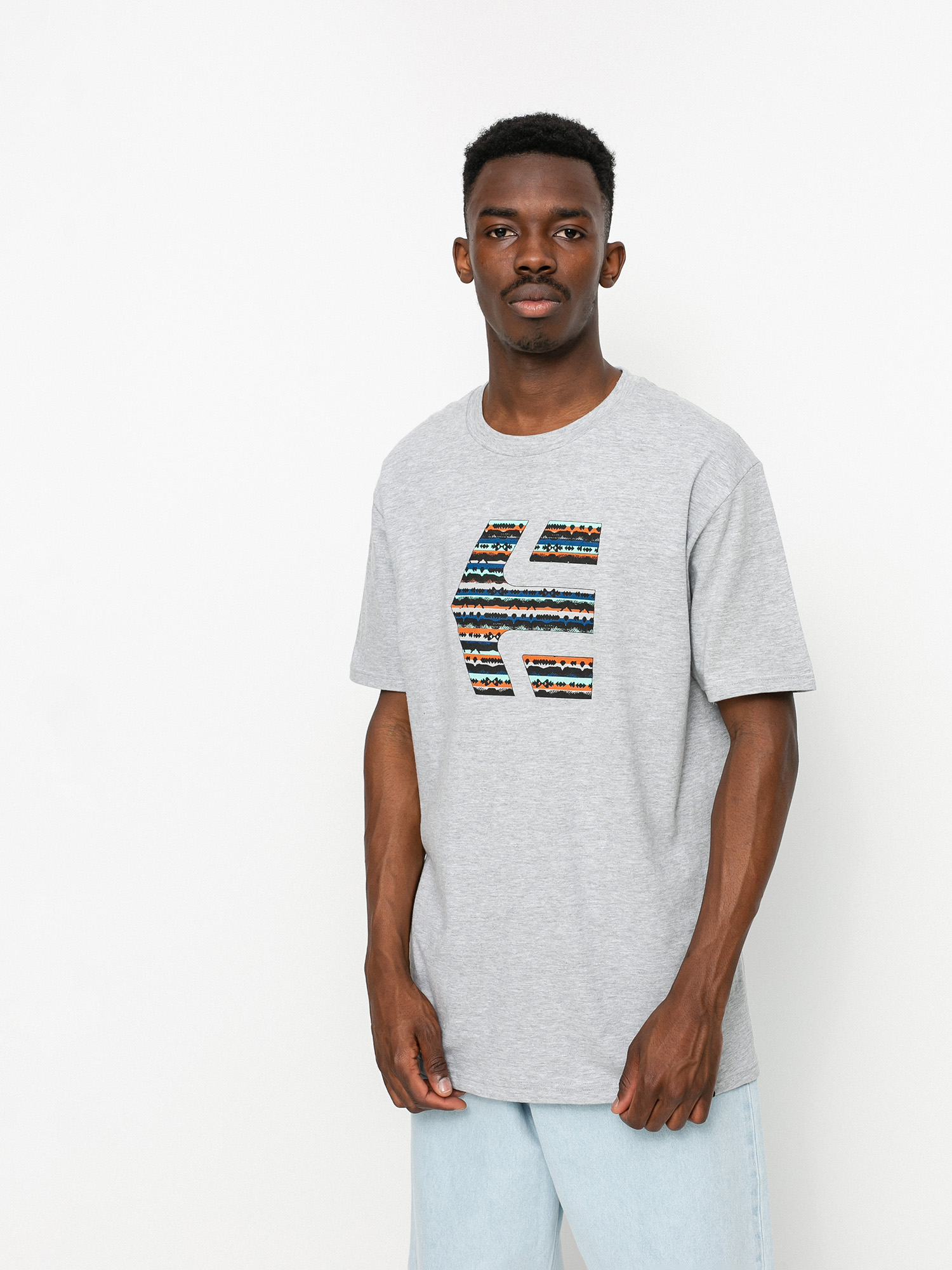 Etnies Icon Print Ujjatlan felső (grey/blue)