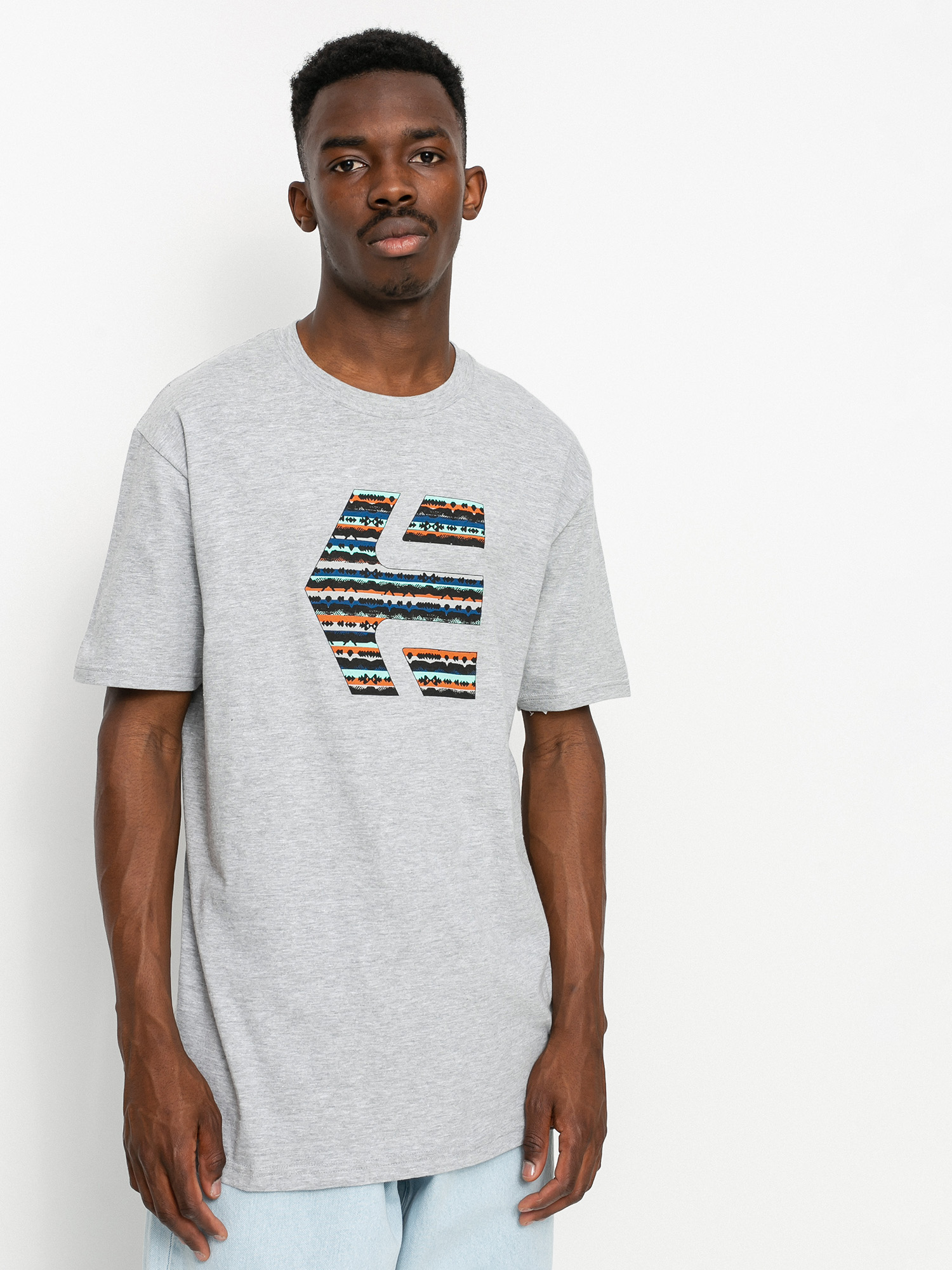 Etnies Icon Print Ujjatlan felső (grey/blue)