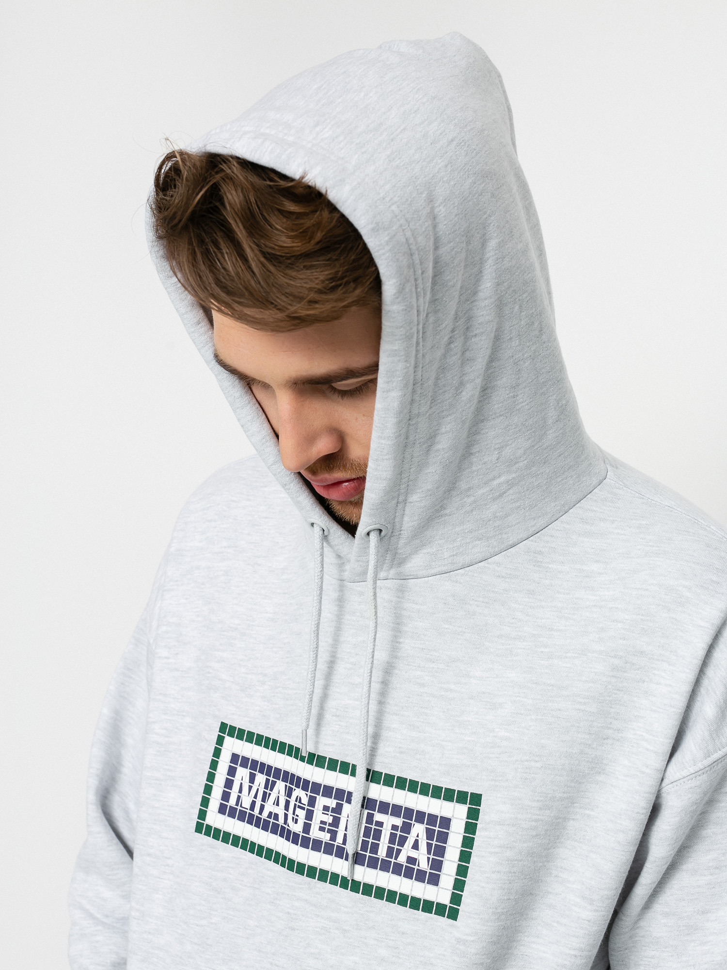 Magenta Magenta Station HD Kapucnis pulóver (ash)