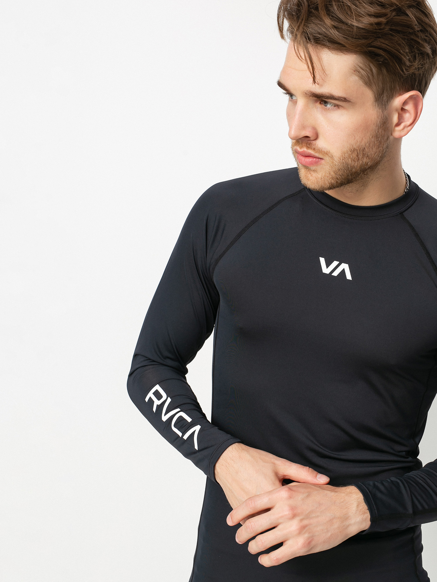 RVCA Sport Rashguard Hosszú ujjú felső (black)