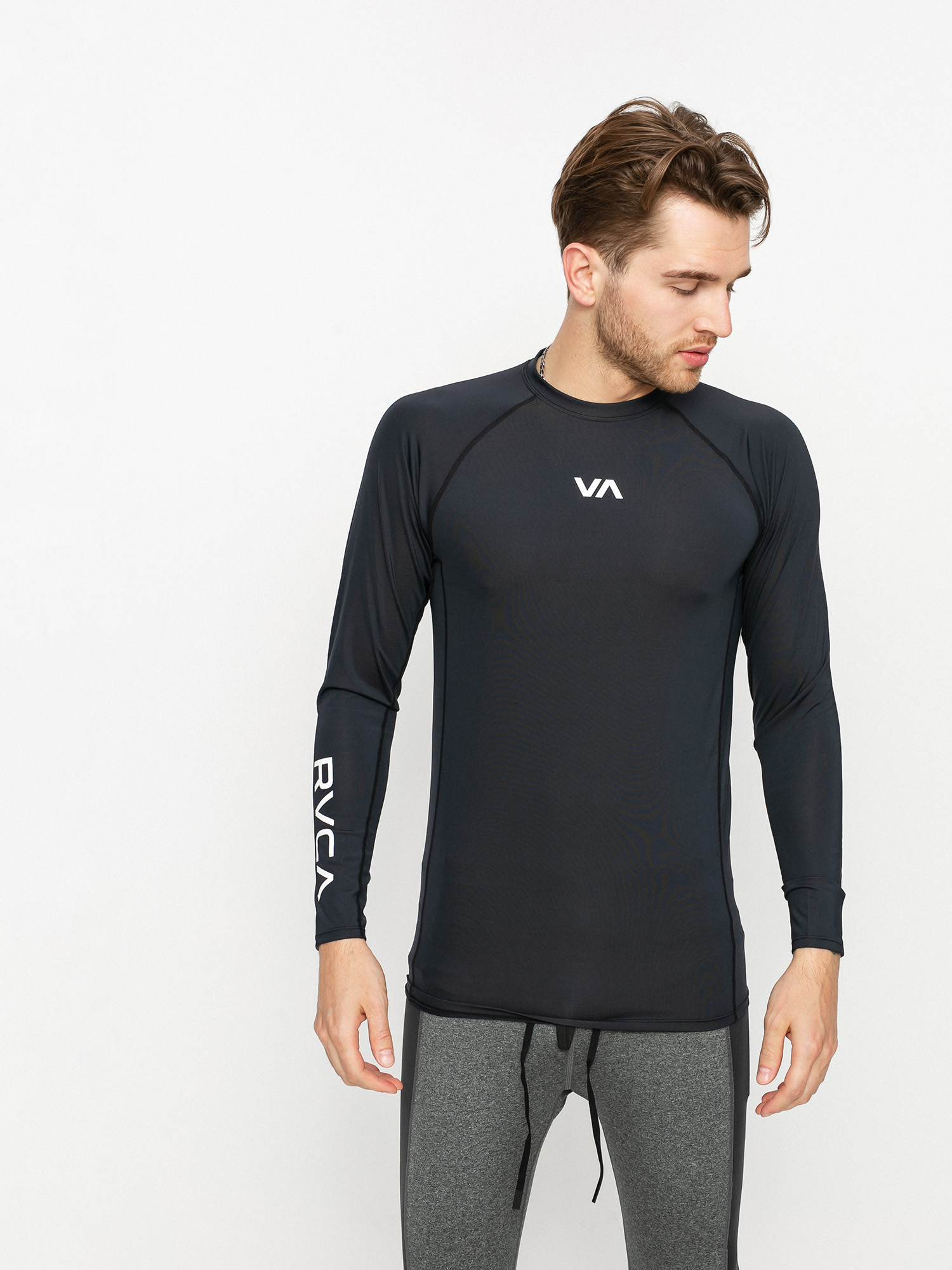 RVCA Sport Rashguard Hosszú ujjú felső (black)