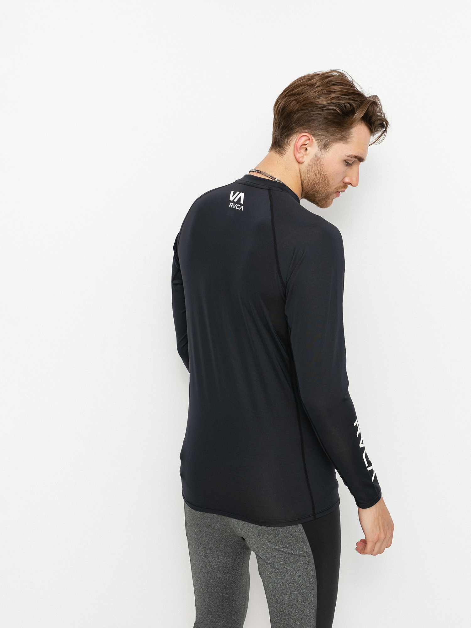 RVCA Sport Rashguard Hosszú ujjú felső (black)