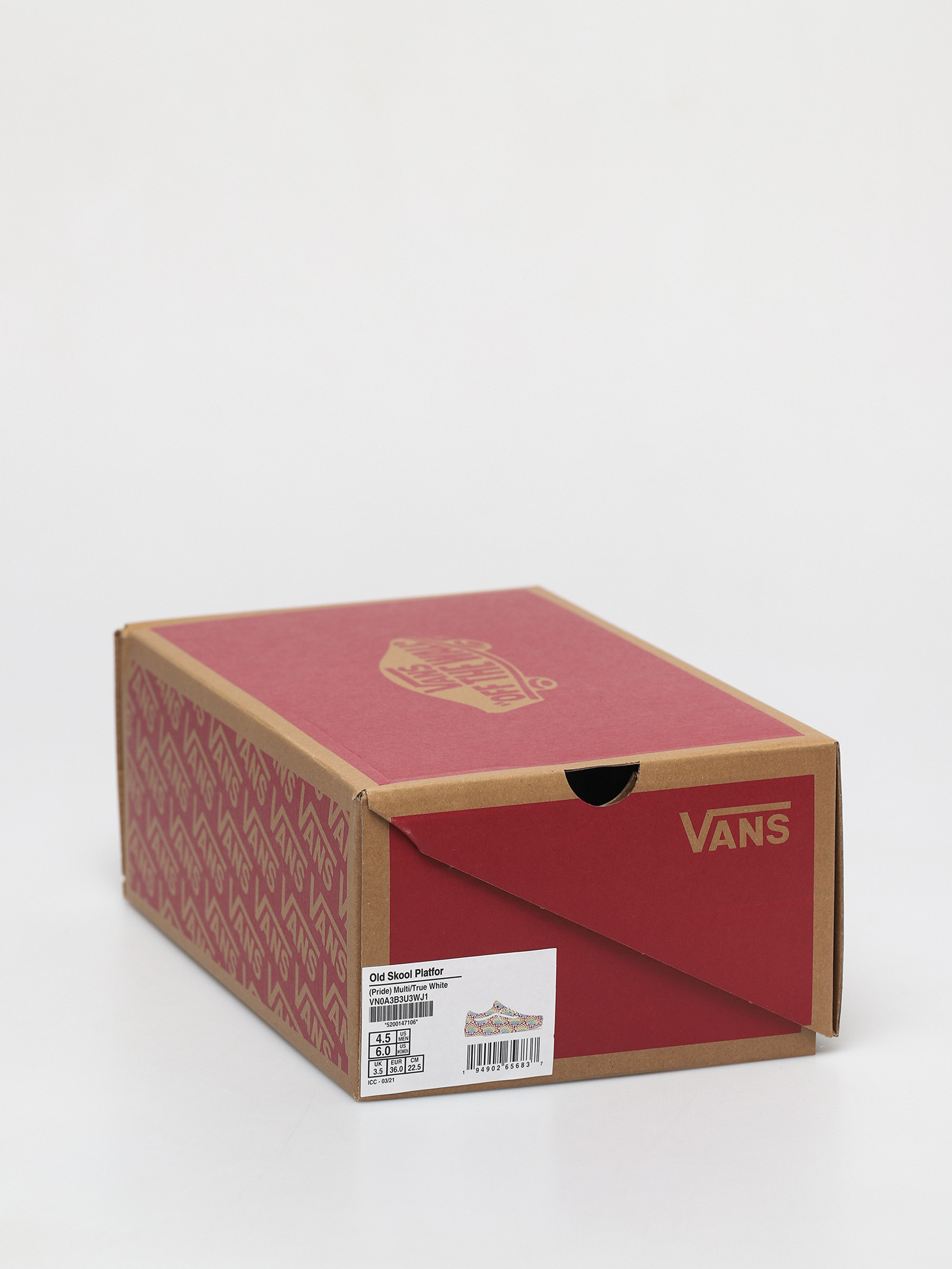 Vans Old Skool Platform Cipők (pride multi/true white)