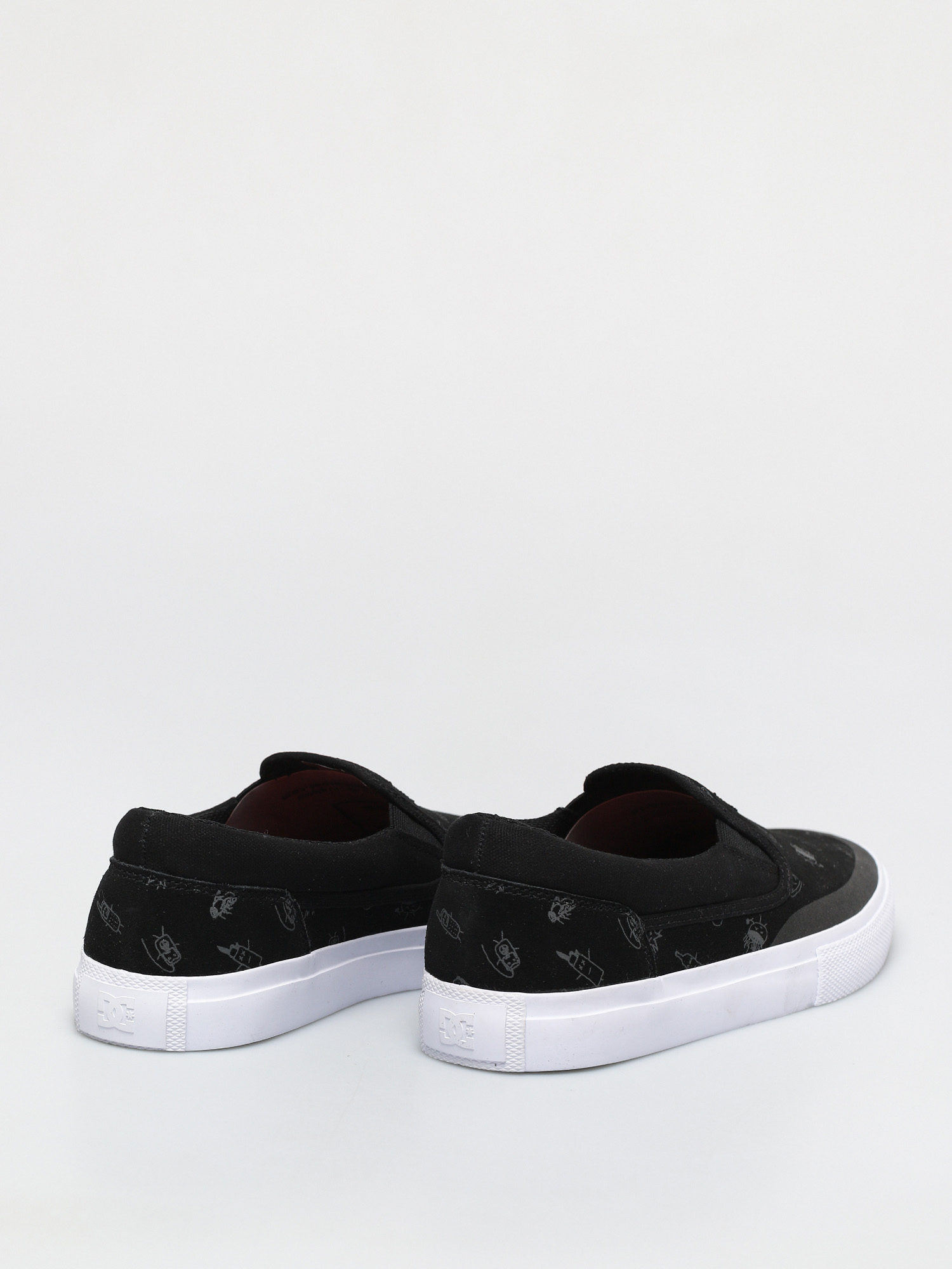 DC Manual Slip On S Wes Cipők (black/black/grey)
