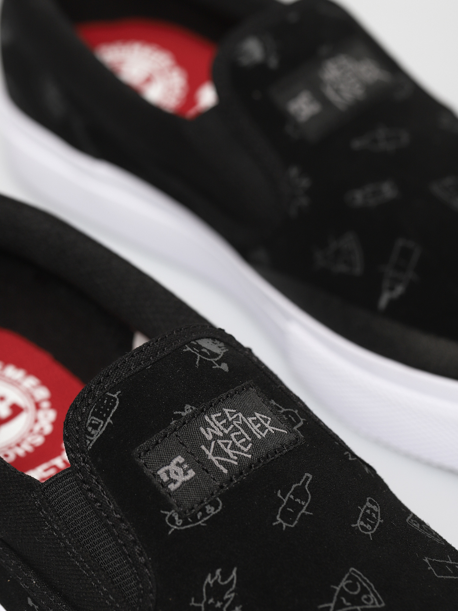 DC Manual Slip On S Wes Cipők (black/black/grey)