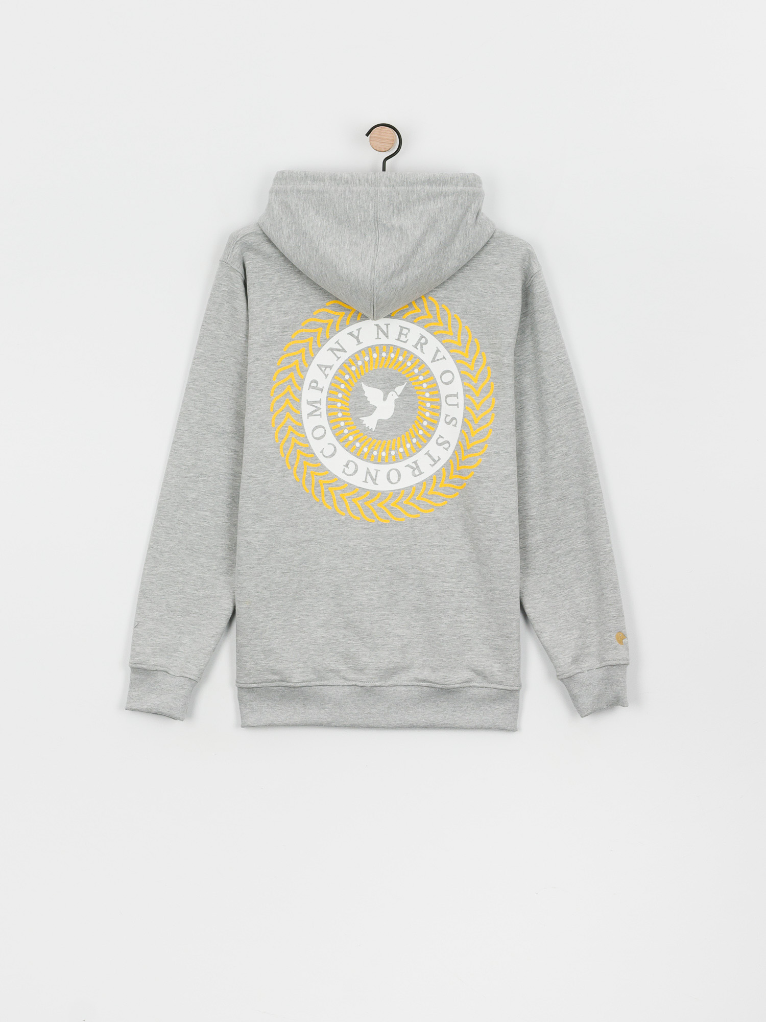 Nervous Swirl HD Kapucnis pulóver (grey)