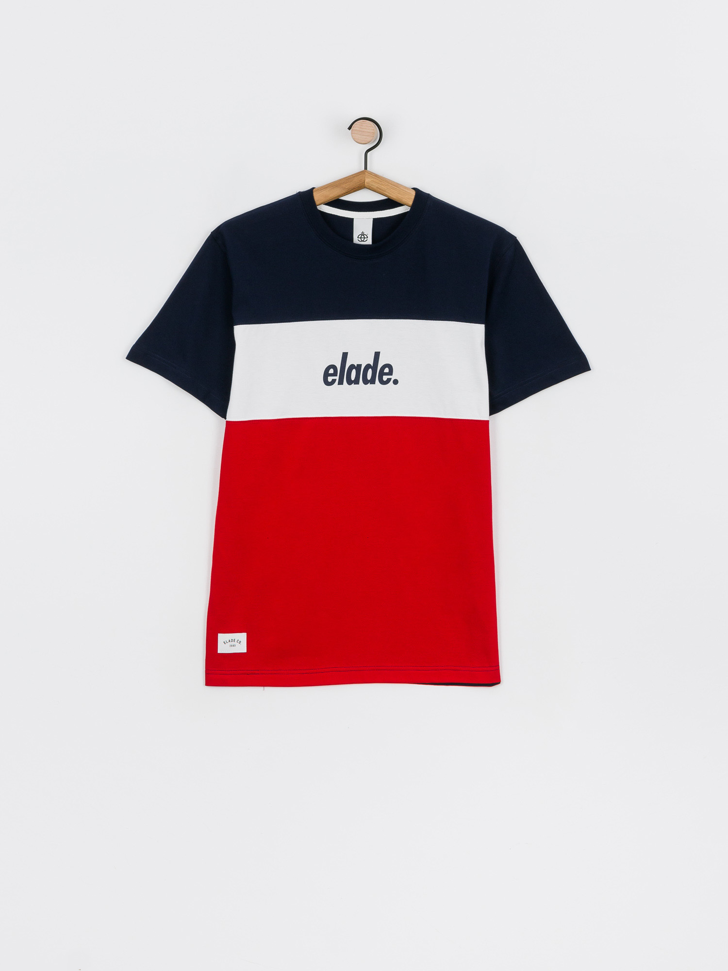 Elade Colour Block 2 póló (navy/white/red)