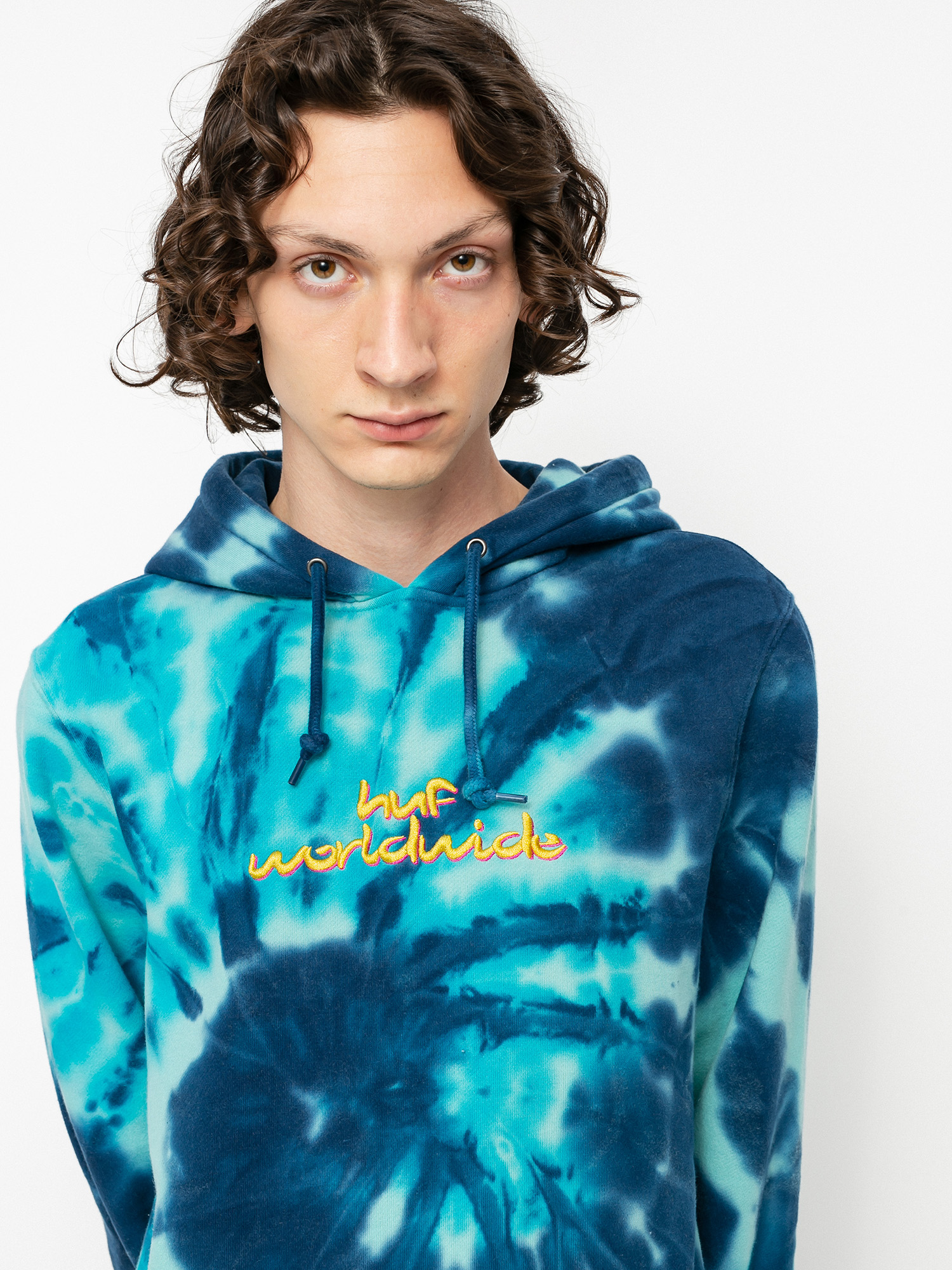 HUF Chemistry HD Kapucnis pulóver (navy blazer)