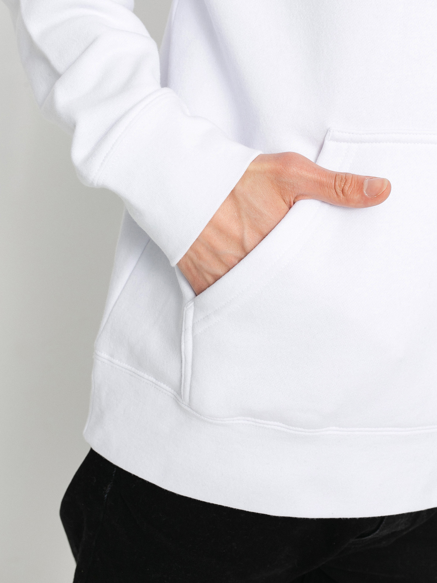 HUF Mix Box Logo HD Kapucnis pulóver (white)