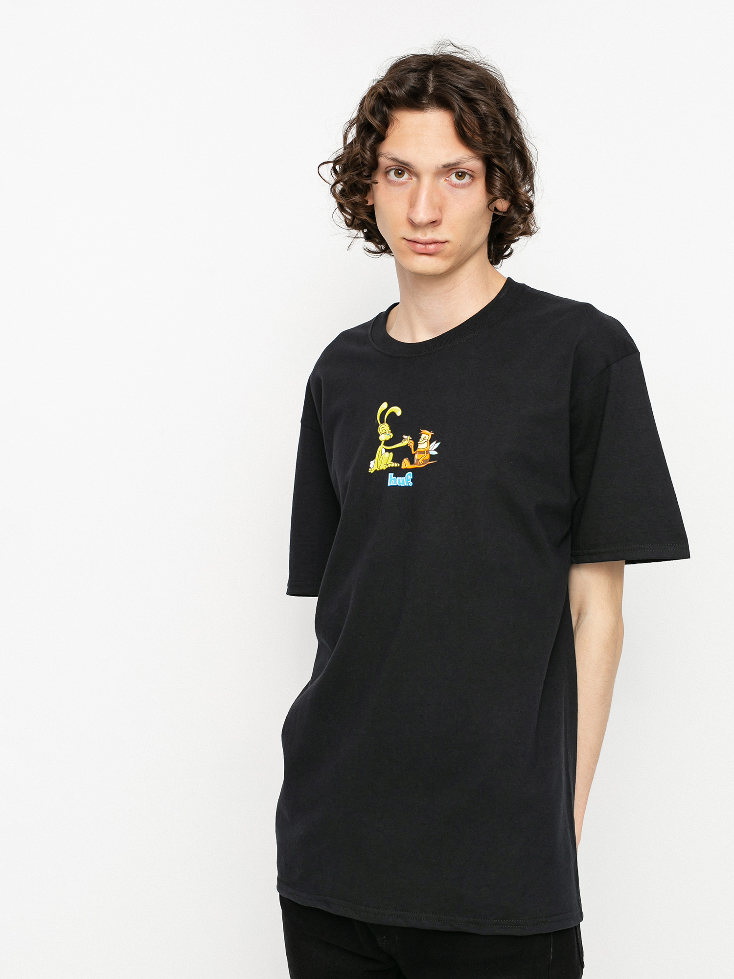 HUF Best Friends Ujjatlan felső (black)