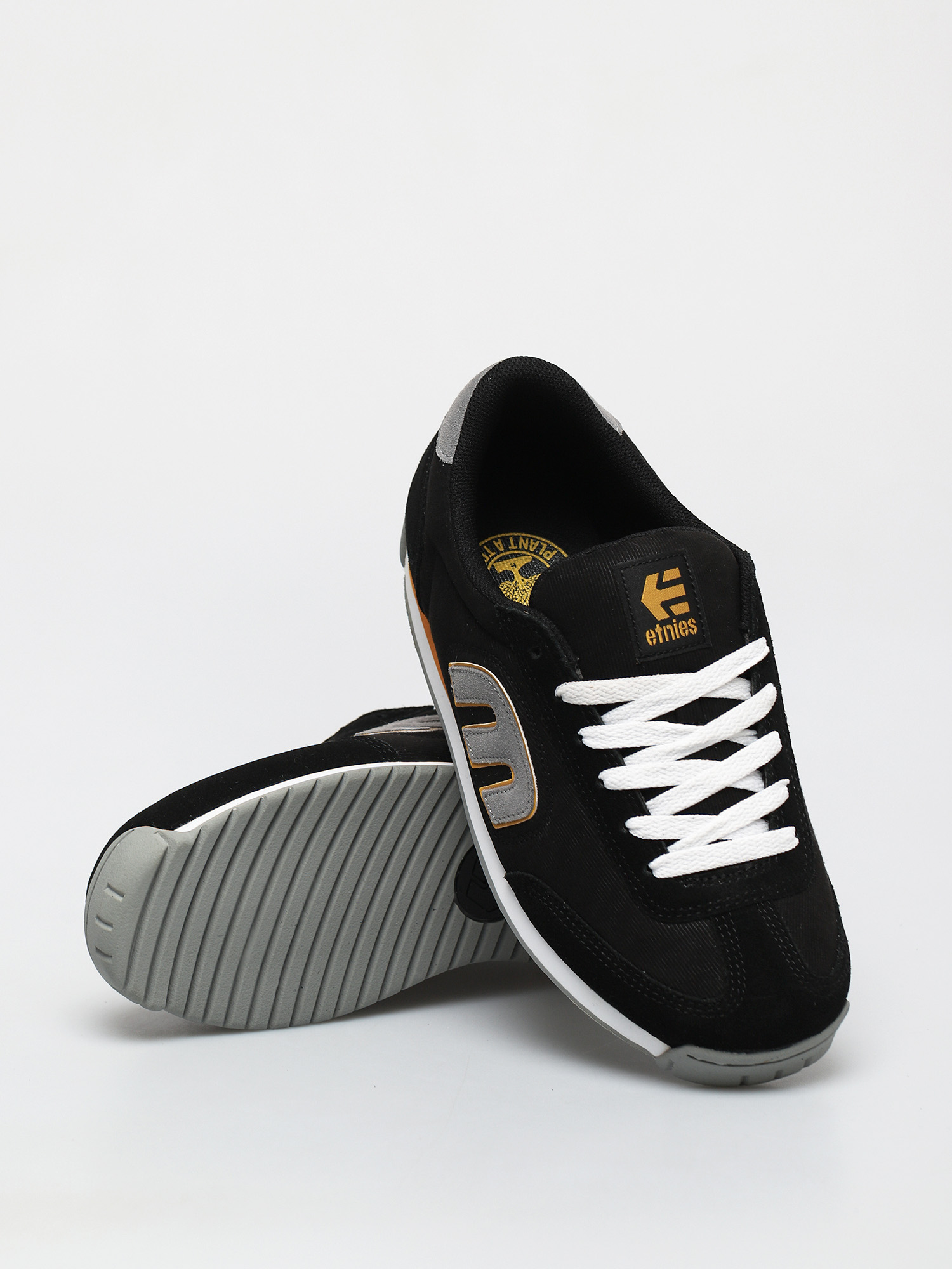 Etnies Lo Cut II Ls Cipők (black/grey/yellow)