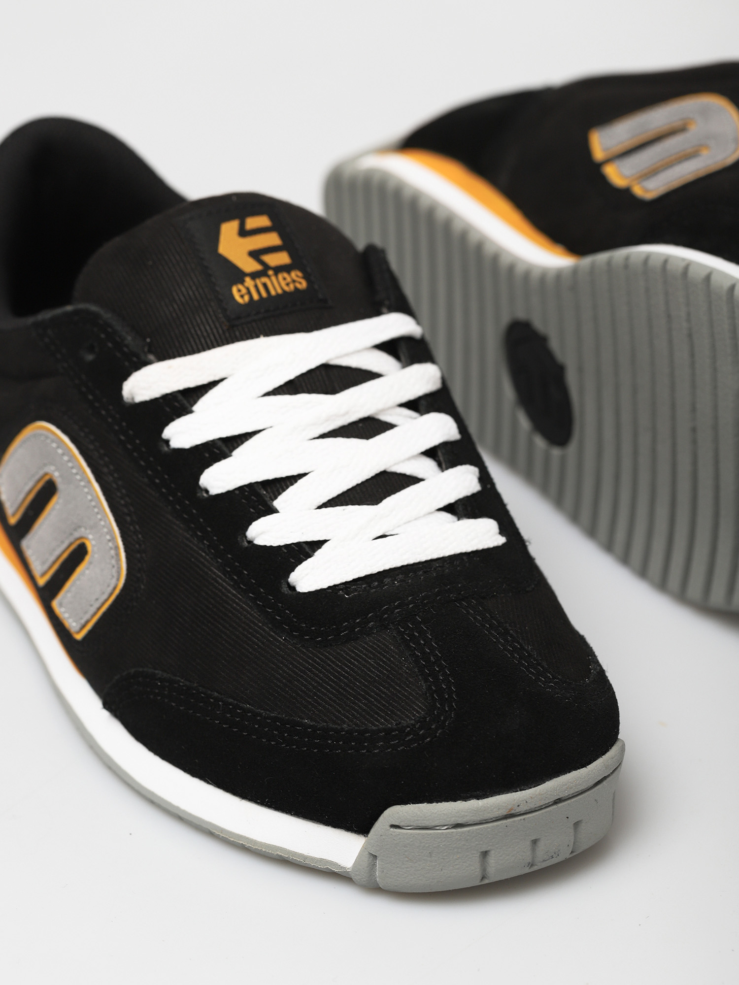 Etnies Lo Cut II Ls Cipők (black/grey/yellow)