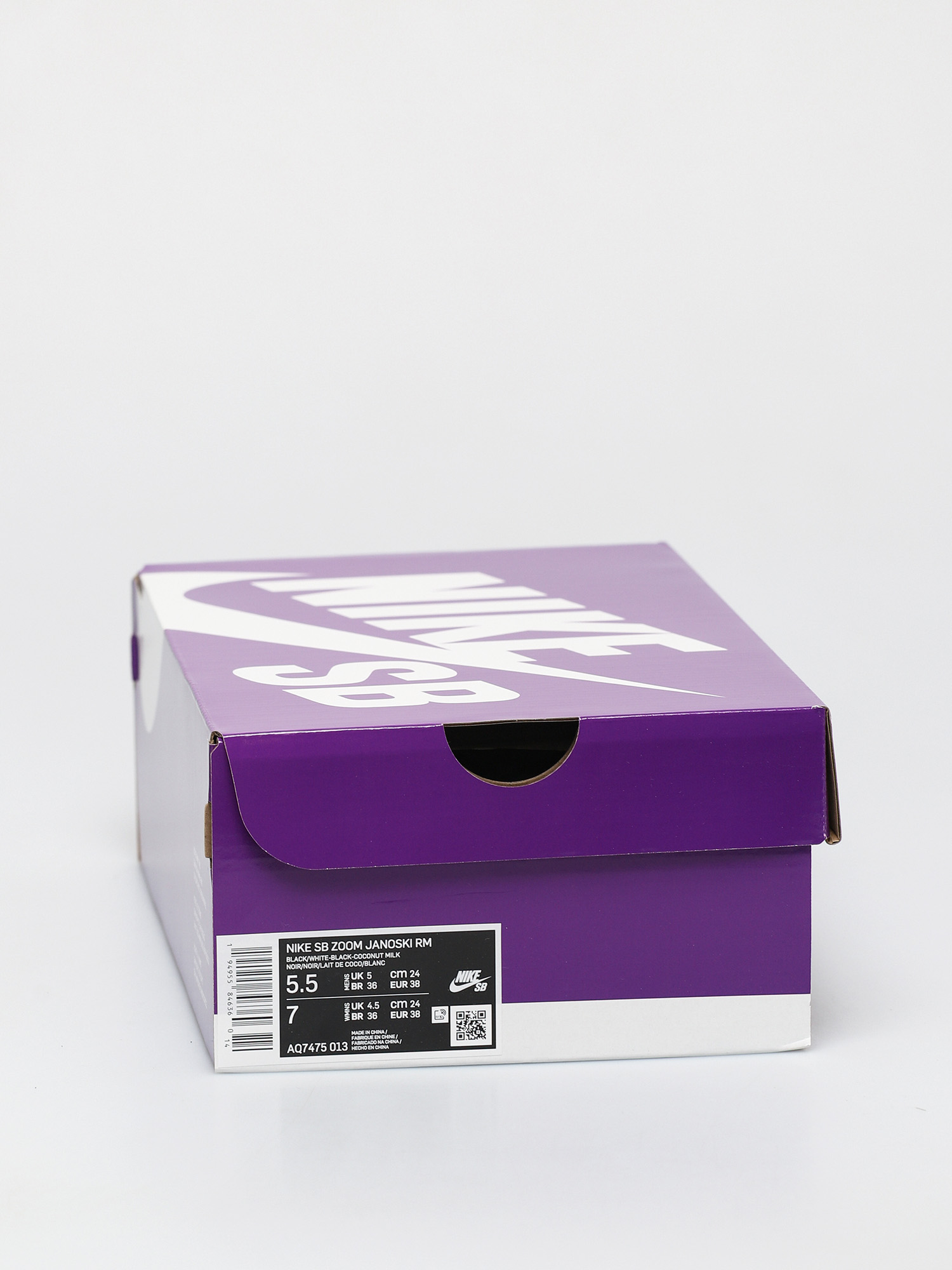 Nike SB Zoom Janoski Rm Cipők (black/white black coconut milk)