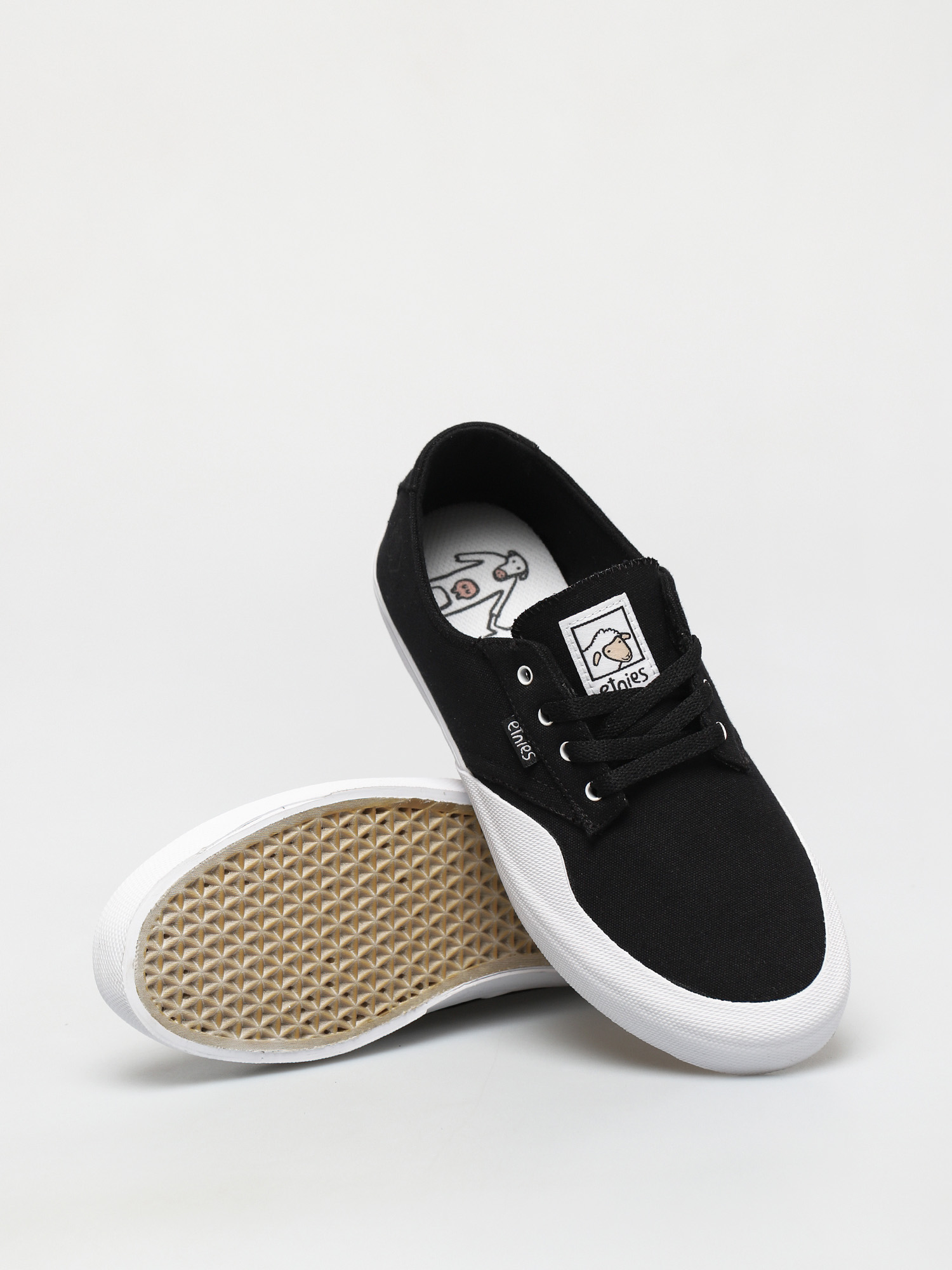 Etnies Jameson Vulc Ls X Sheep Cipők (black/white/gum)