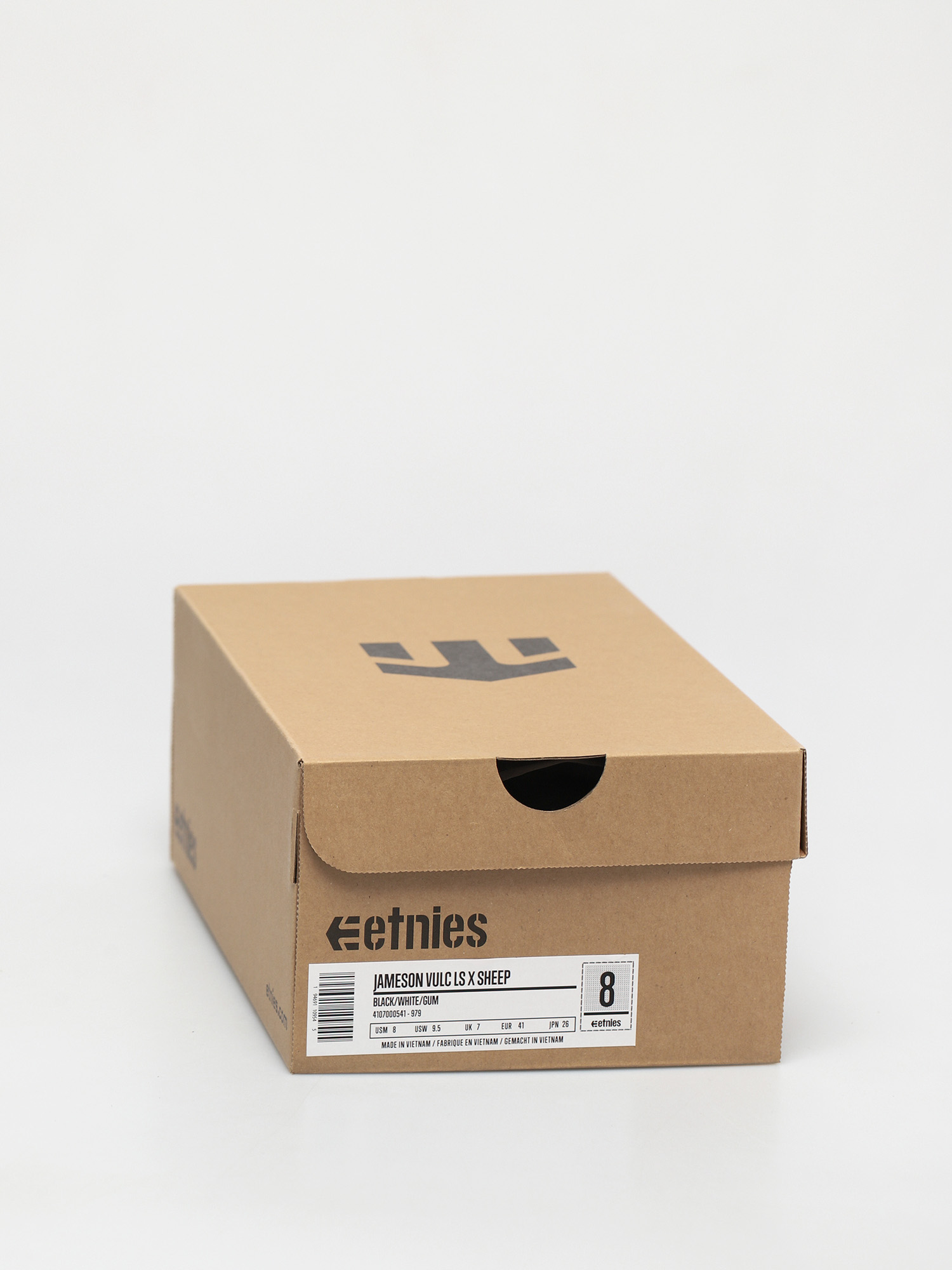 Etnies Jameson Vulc Ls X Sheep Cipők (black/white/gum)