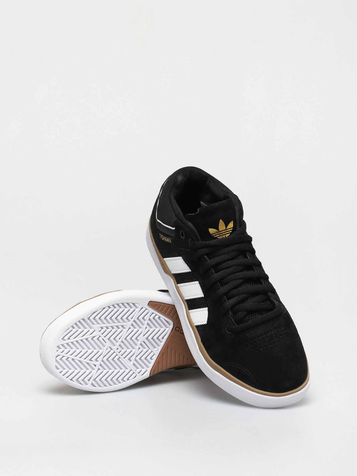 adidas Tyshawn Cipők (cblack/ftwwht/gum4)