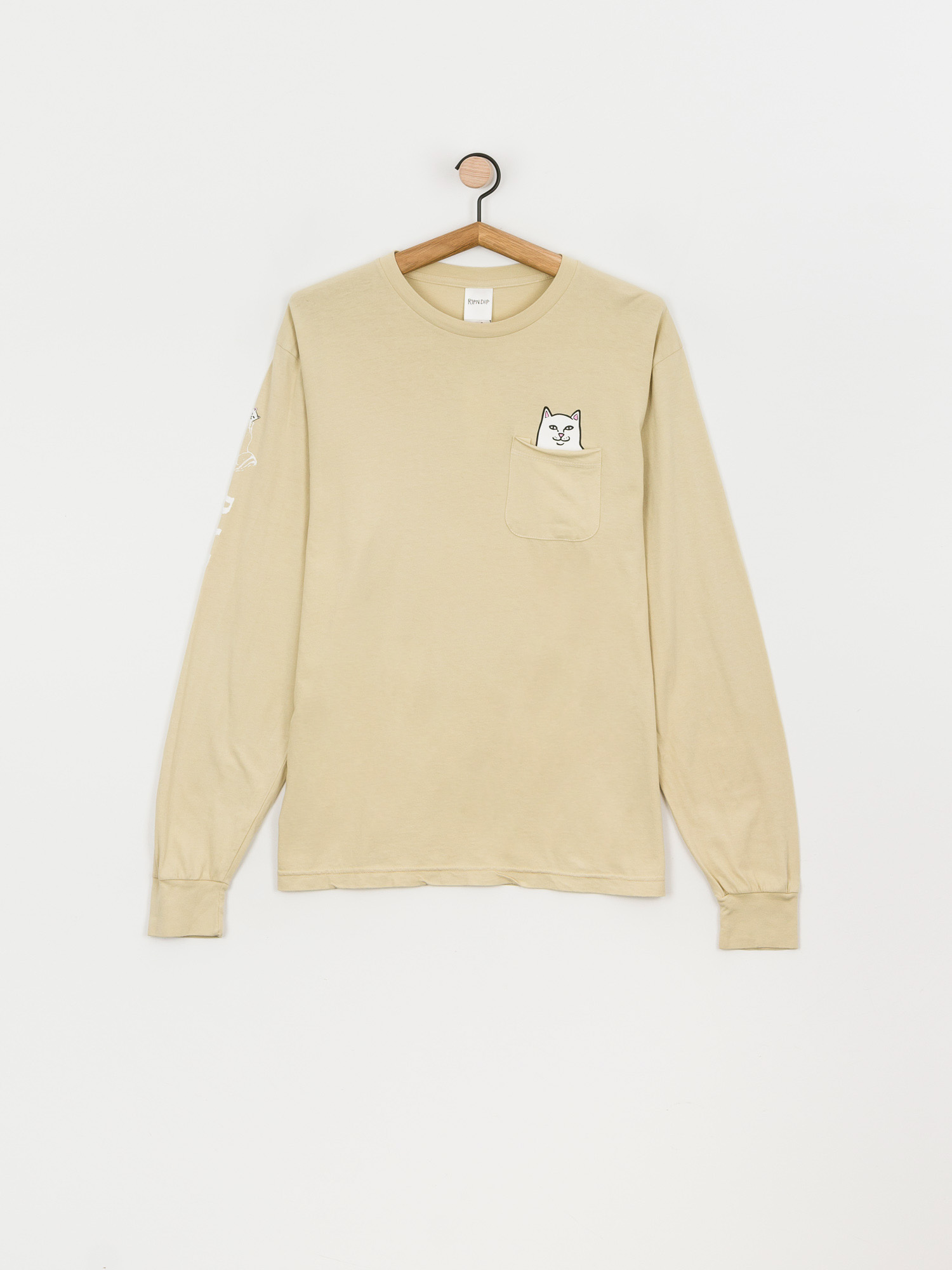 RipNDip Lord Nermal Pocket Hosszú ujjú felső (tan)