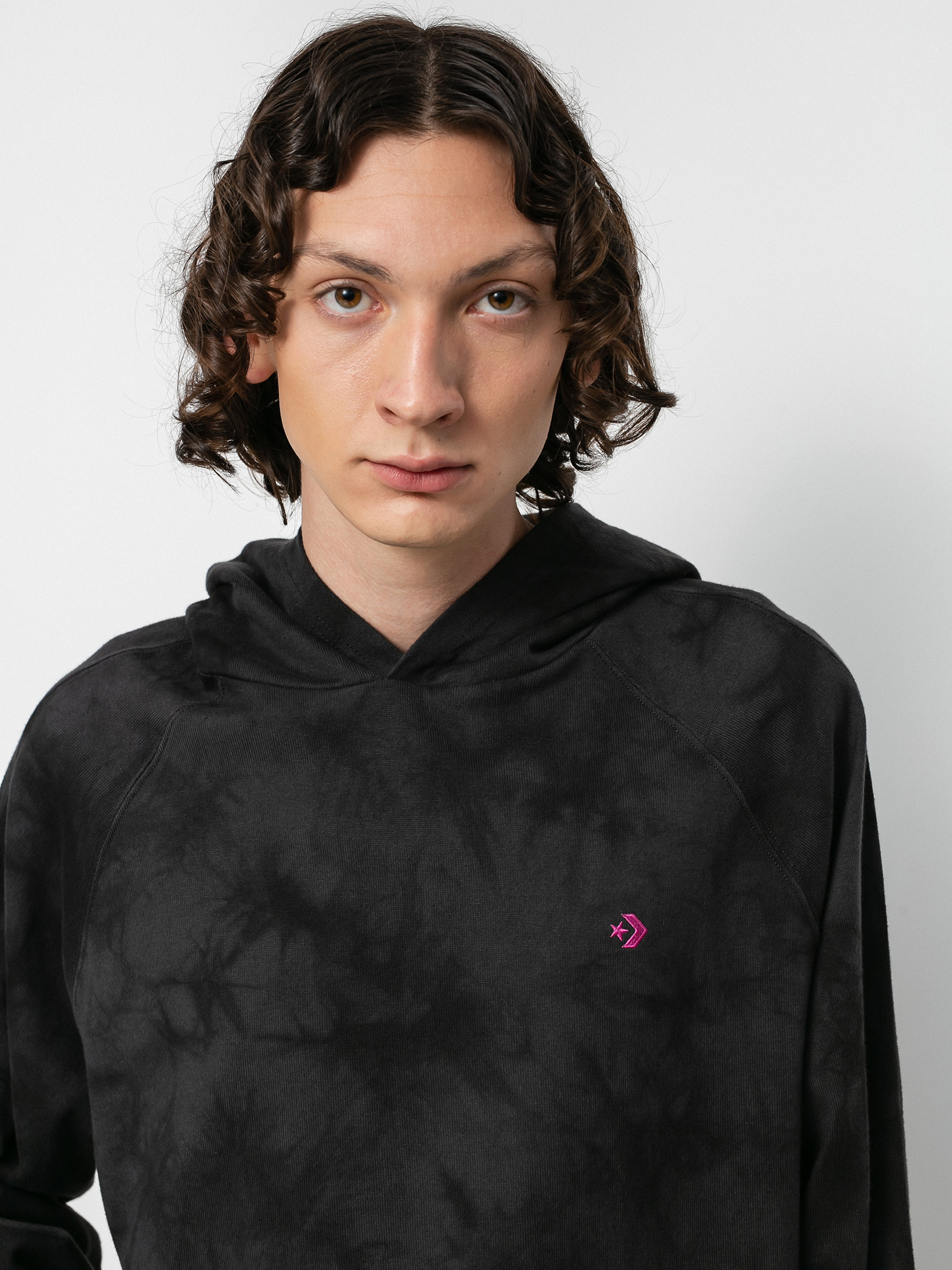 Converse Marble HD Kapucnis pulóver (converse black)