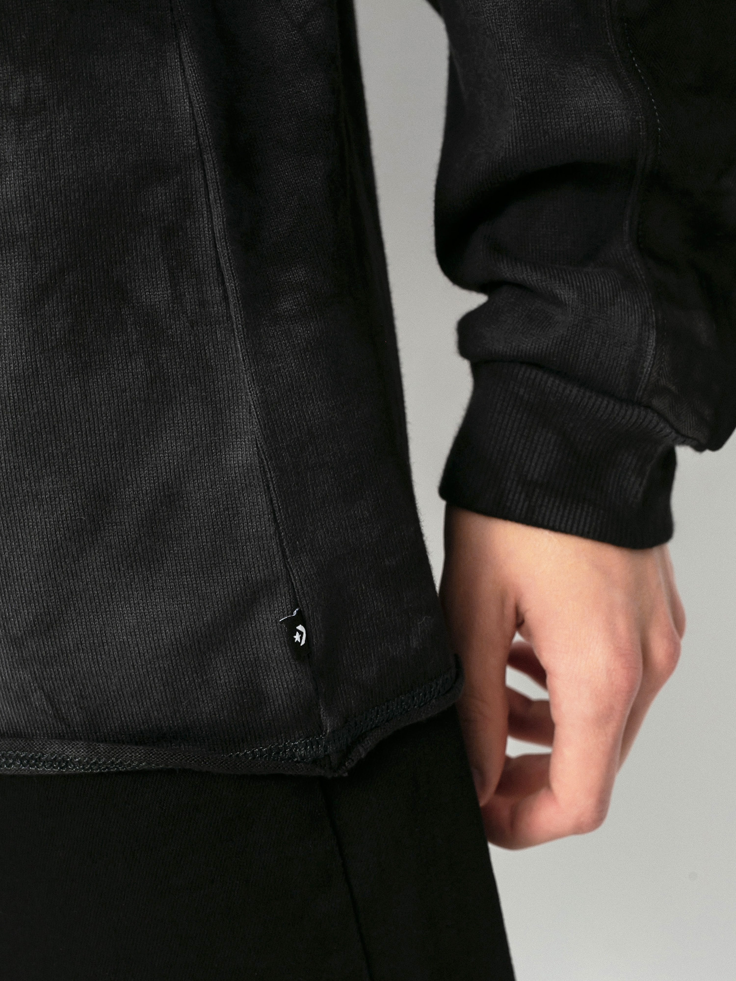 Converse Marble HD Kapucnis pulóver (converse black)