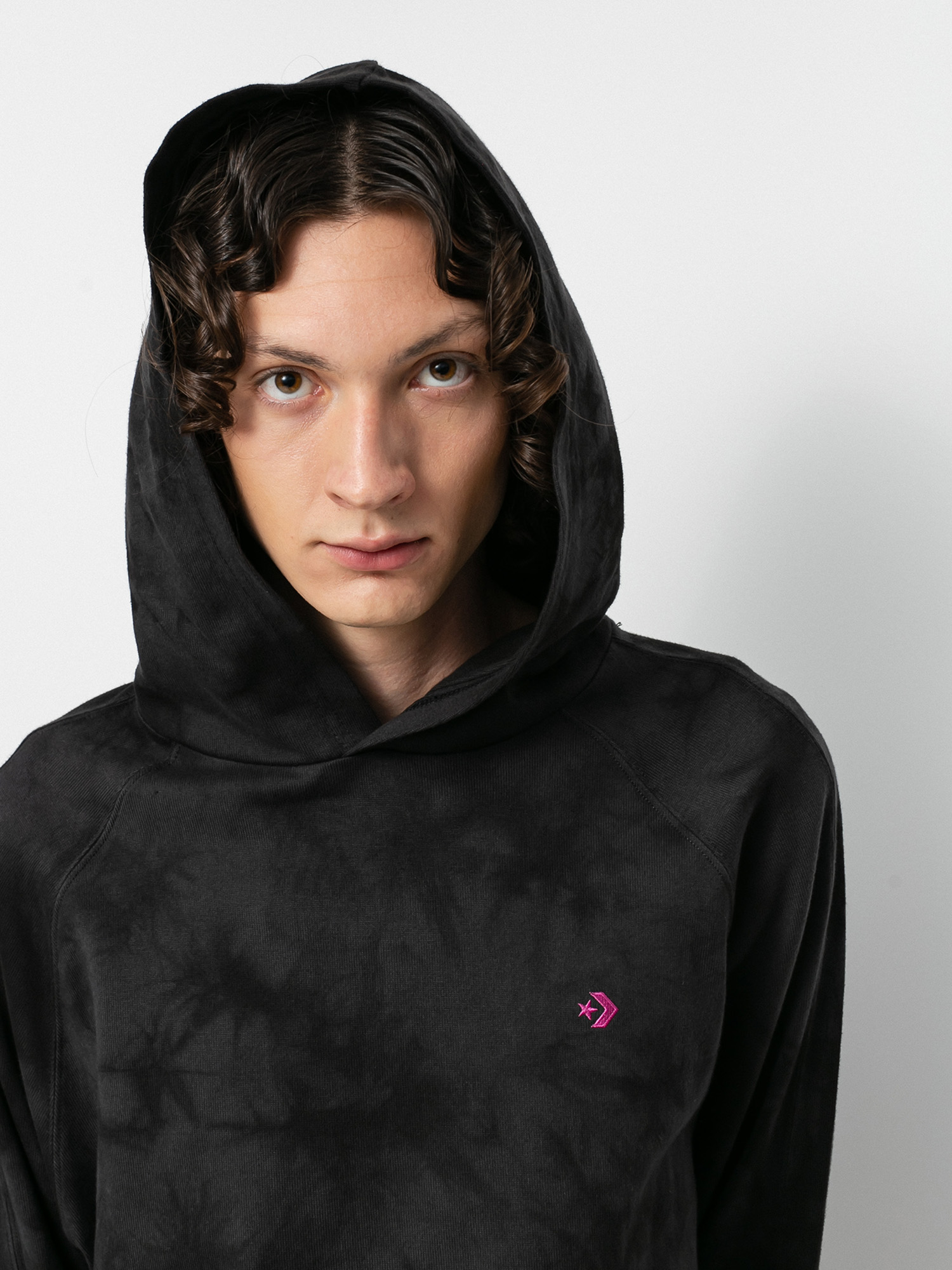 Converse Marble HD Kapucnis pulóver (converse black)