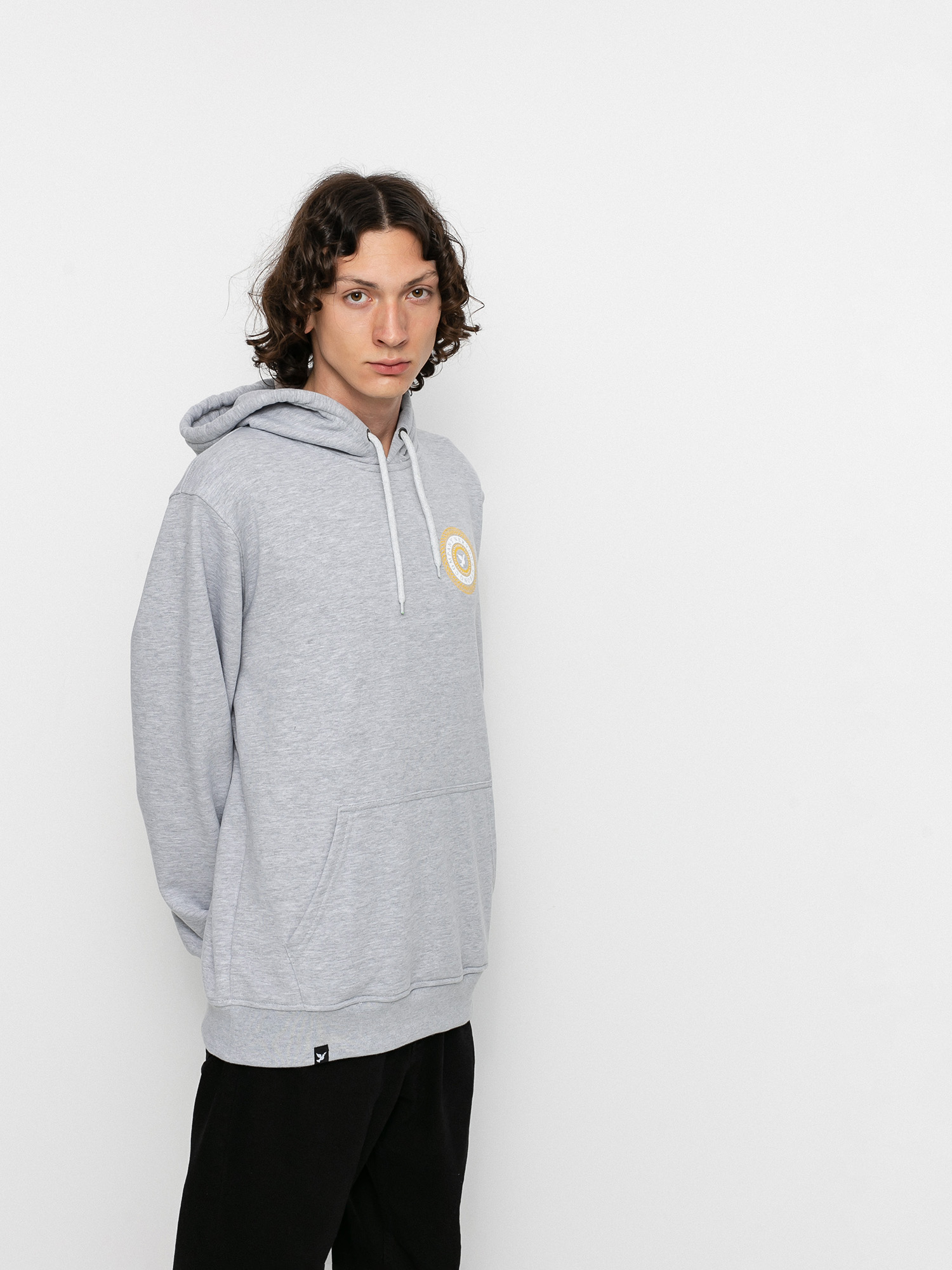 Nervous Swirl HD Kapucnis pulóver (grey)