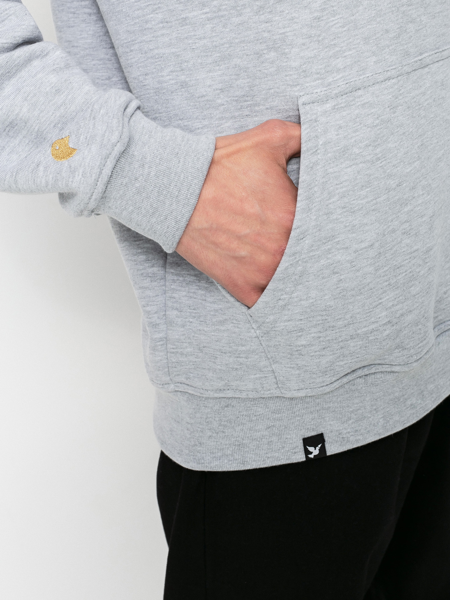 Nervous Swirl HD Kapucnis pulóver (grey)