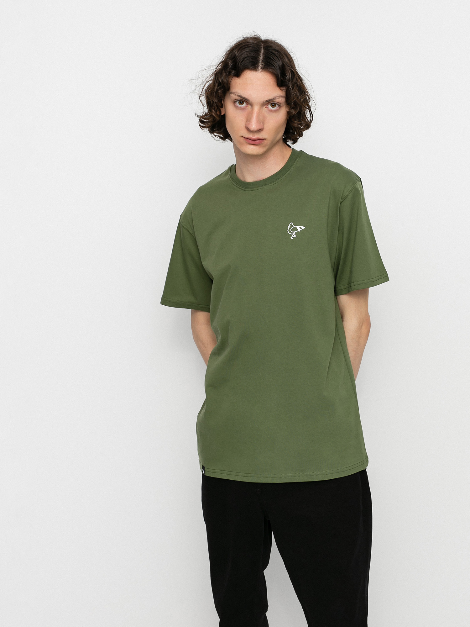 Nervous Pigeon póló (army)