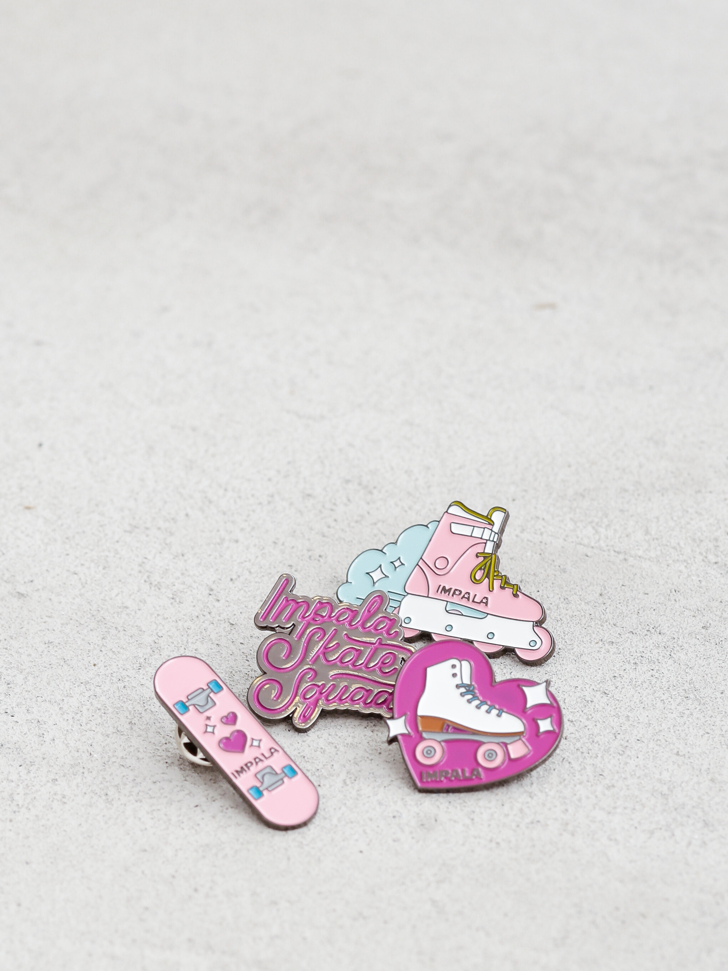 Impala Piny Skate Enamel Pin Pack (assorted)