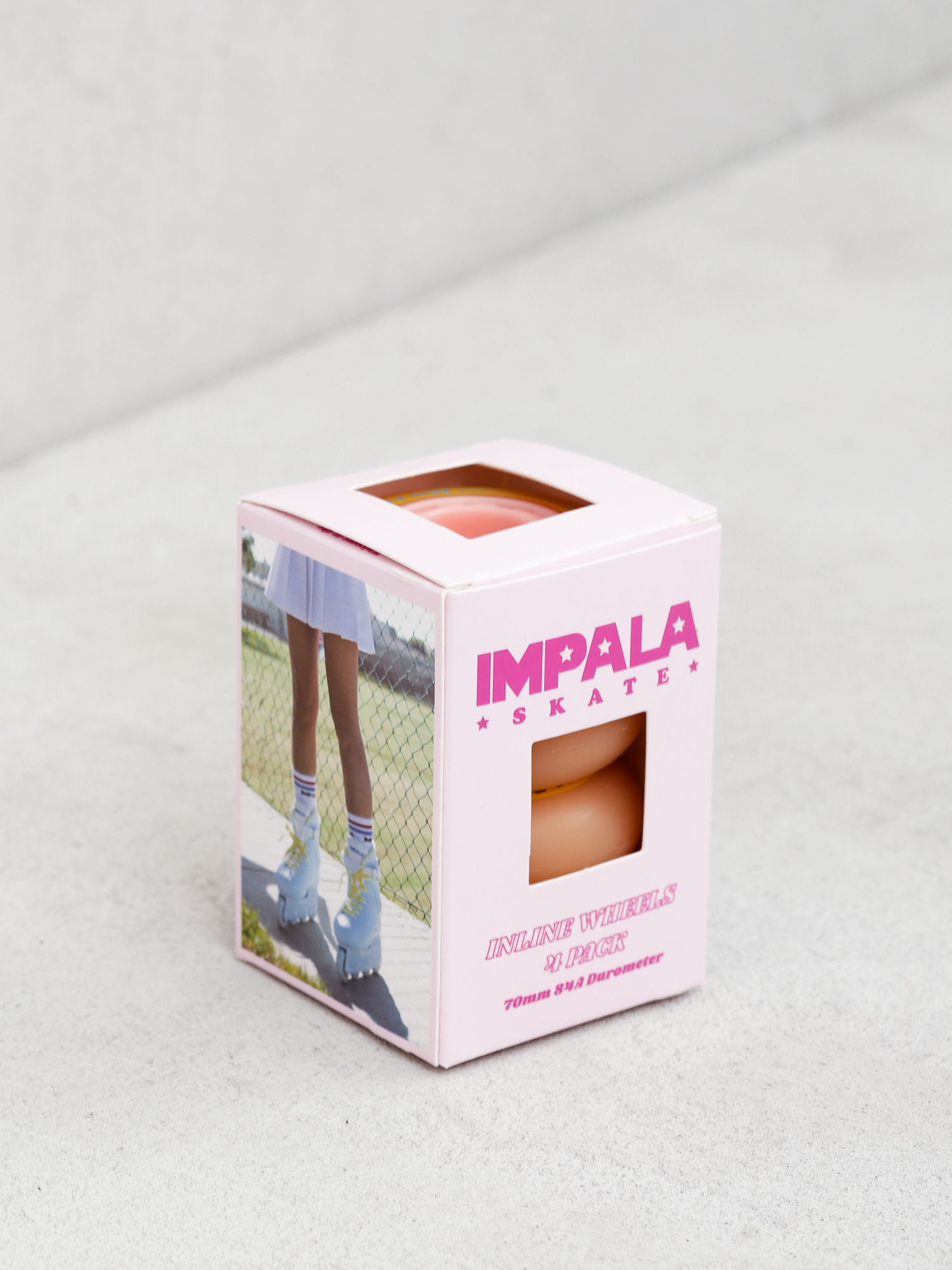 Impala Inline Wheel Wmn Gördeszka kerék (pink/yellow)