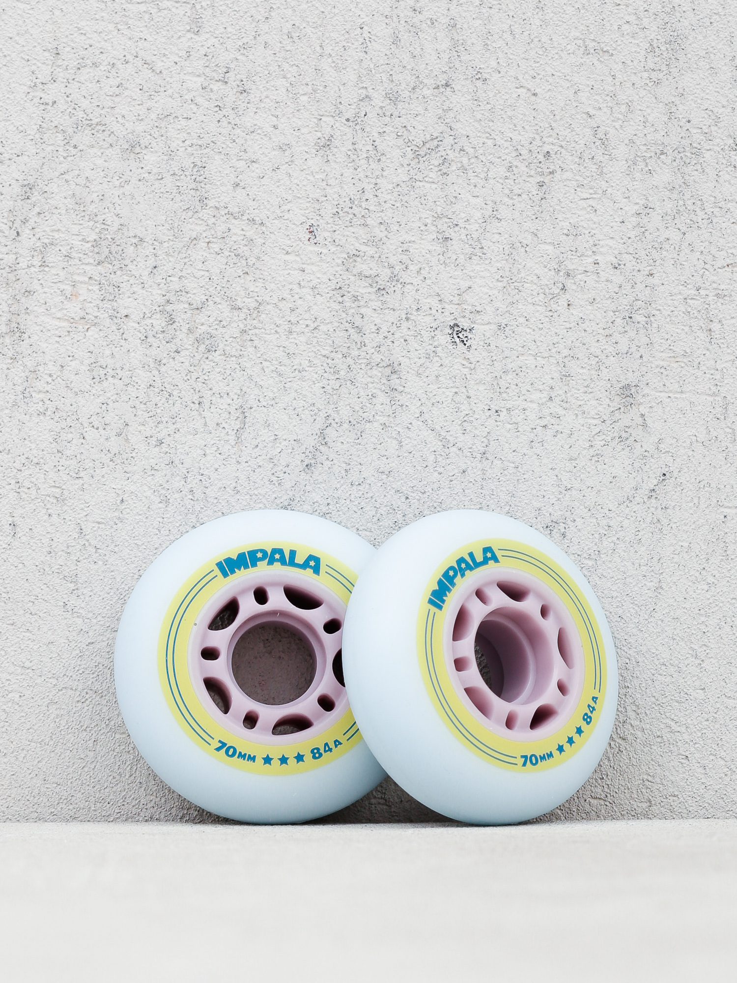 Impala Inline Wheel Wmn Gu00f6rdeszka keru00e9k (sky blue/yellow)