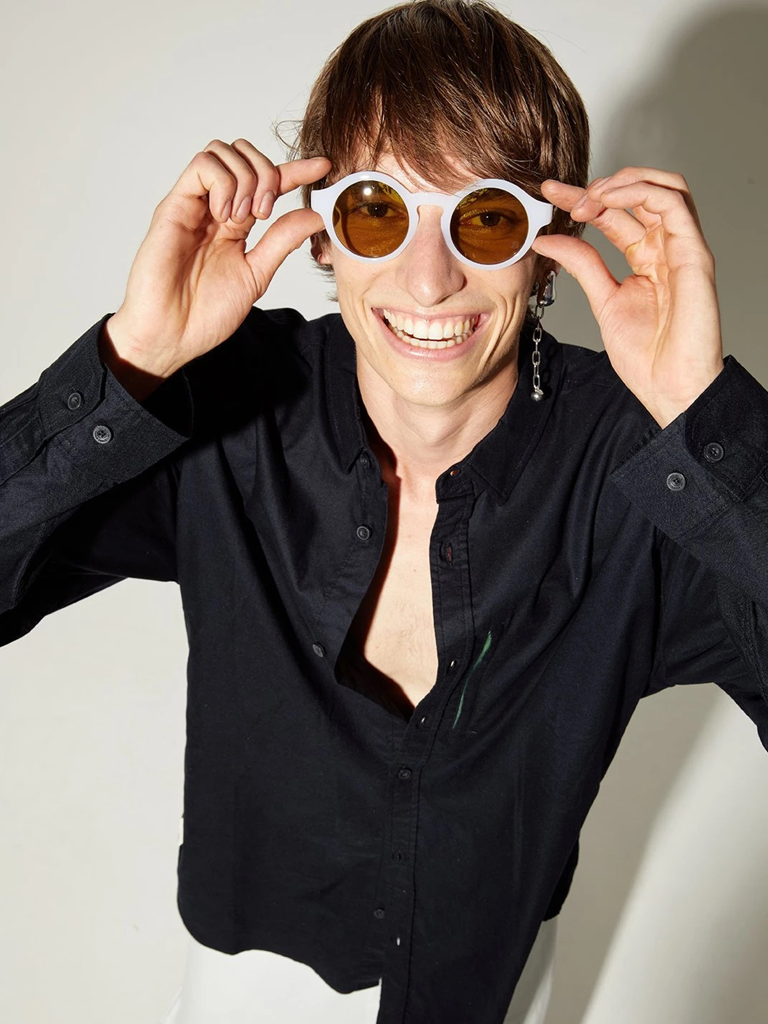 Szade Lazenby Napszemüvegek (bleach wht/char olive/caper)