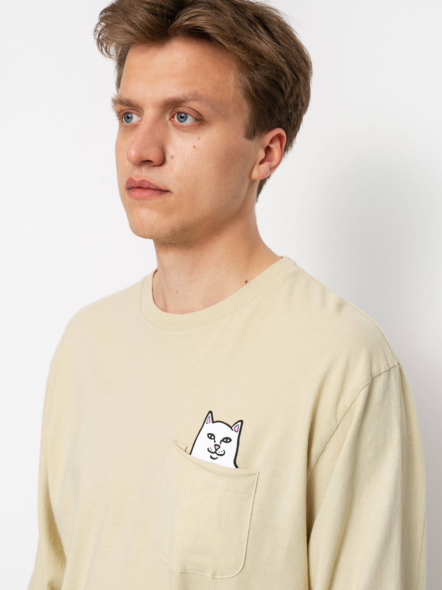 RipNDip Lord Nermal Pocket Hosszú ujjú felső (tan)