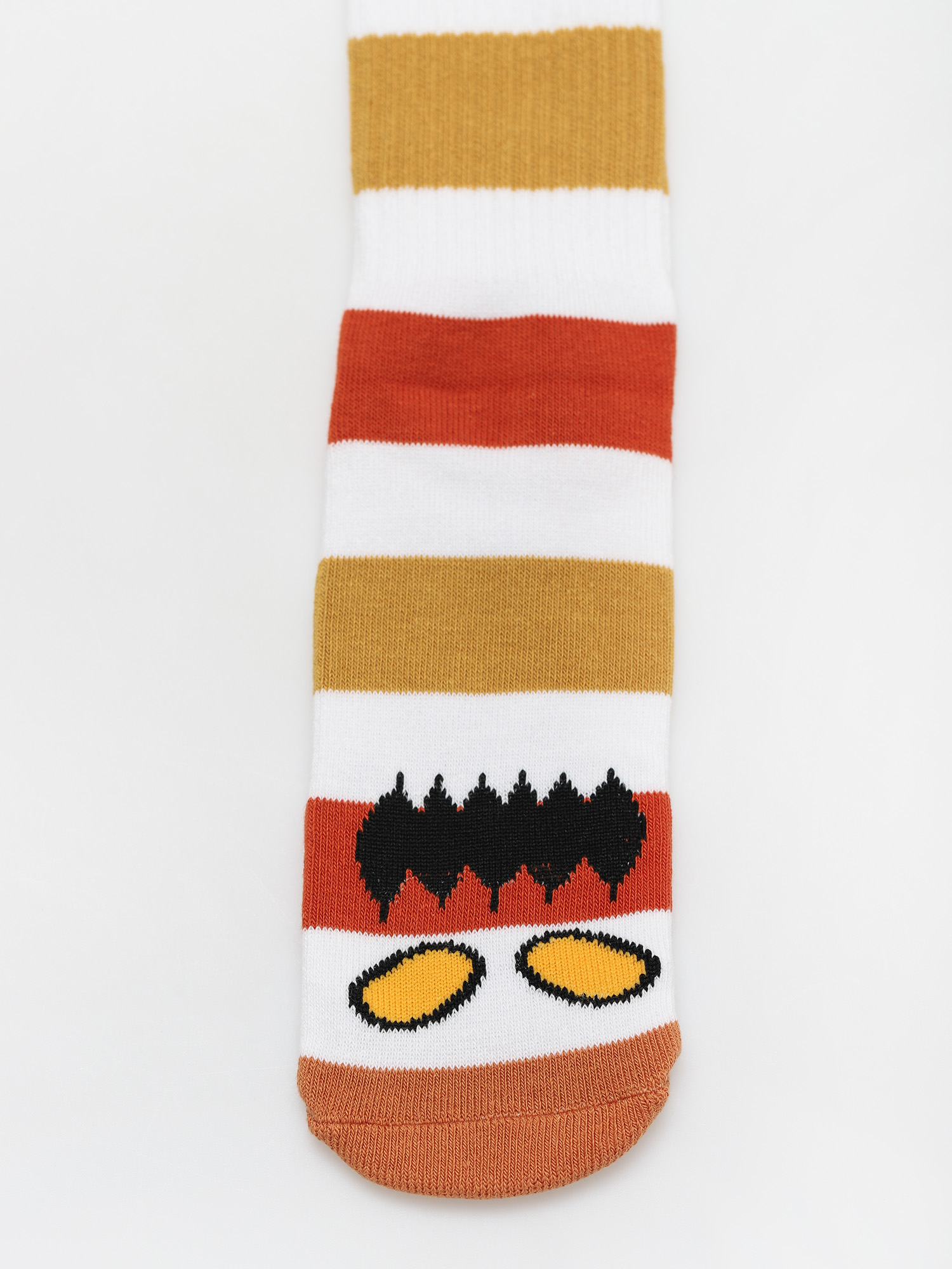Toy Machine Monster Big Stripe Zokni (white/brown)