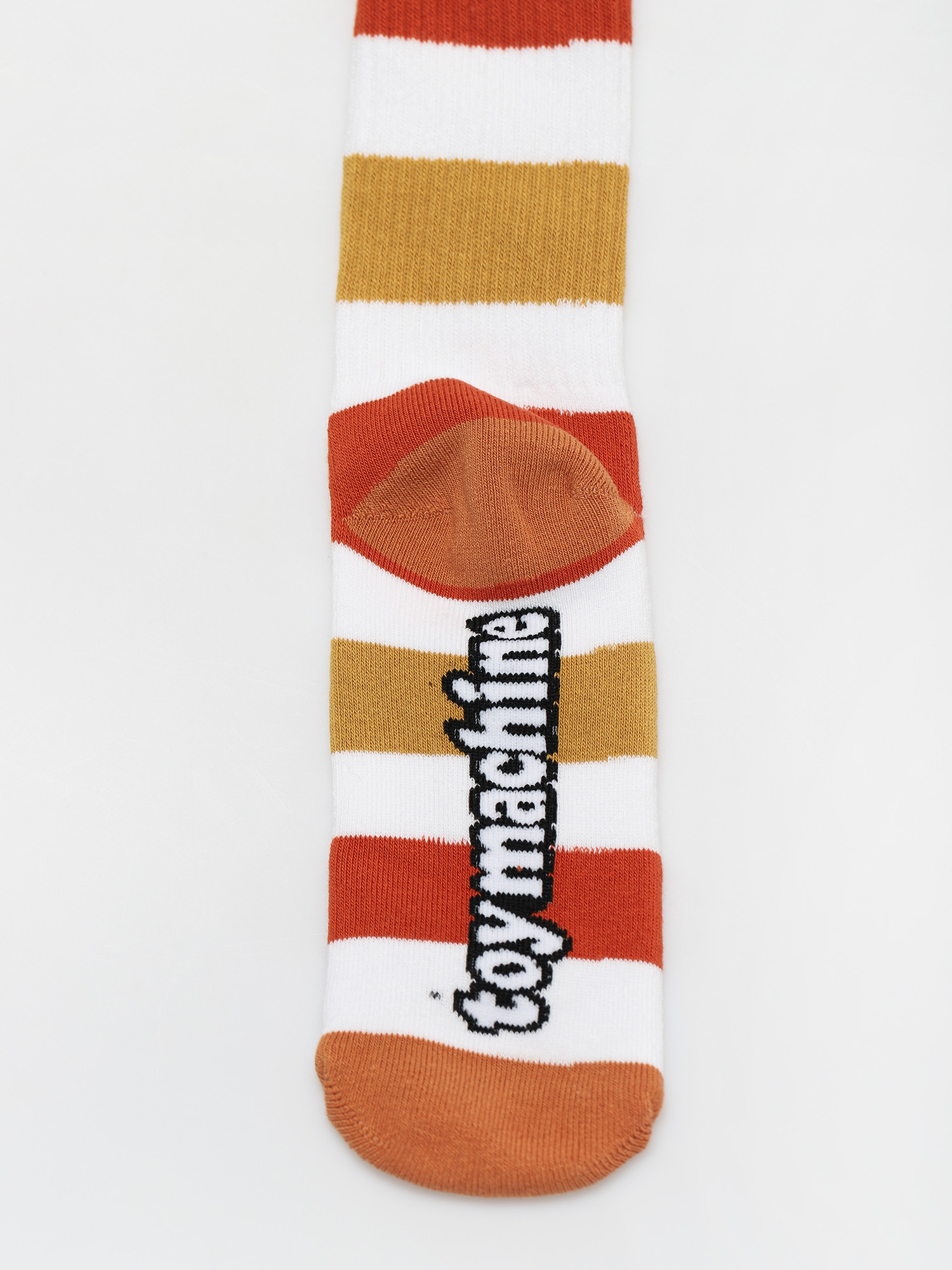 Toy Machine Monster Big Stripe Zokni (white/brown)