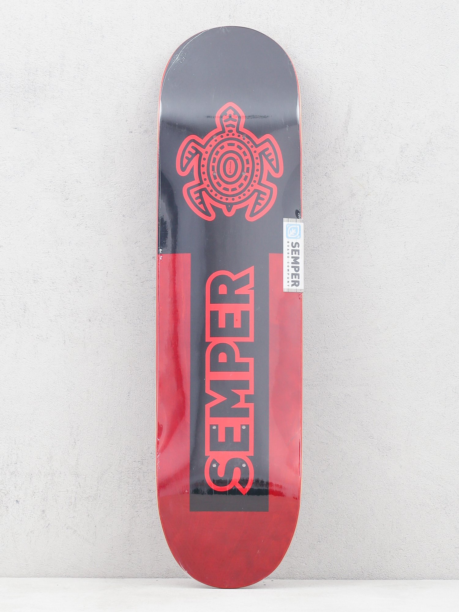 Semper Skateboards Turtle Gördeszka lap (red)