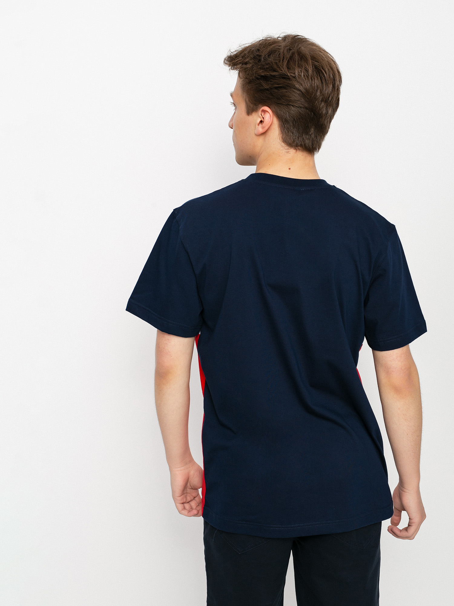 Elade Colour Block 2 póló (navy/white/red)