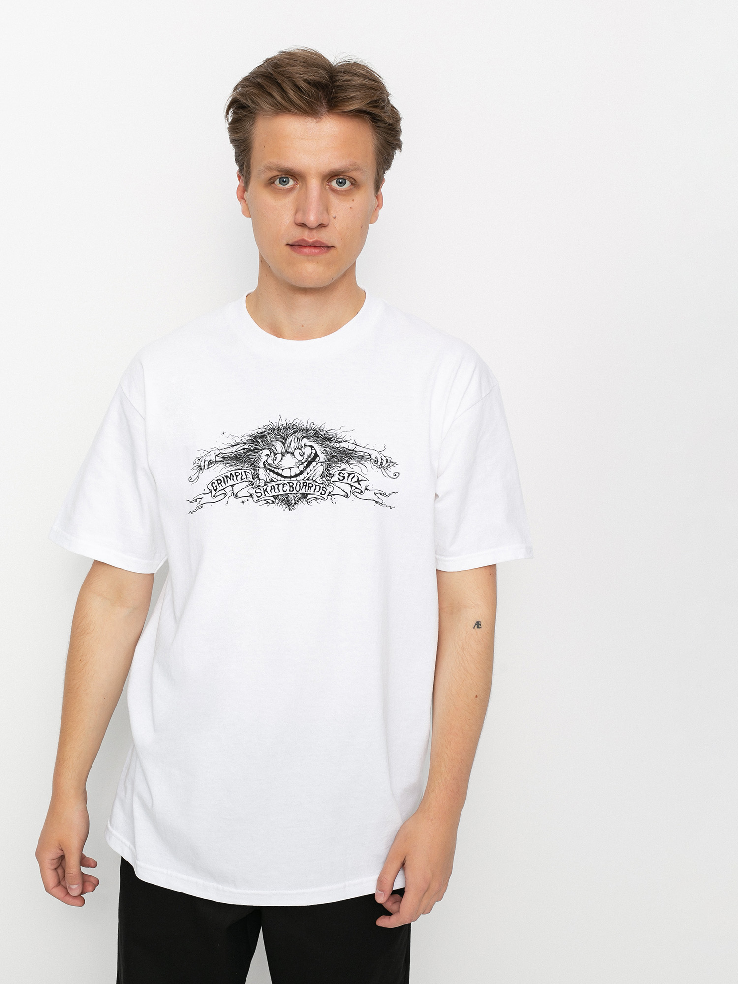 Antihero Grimple Eagle póló (white/black)