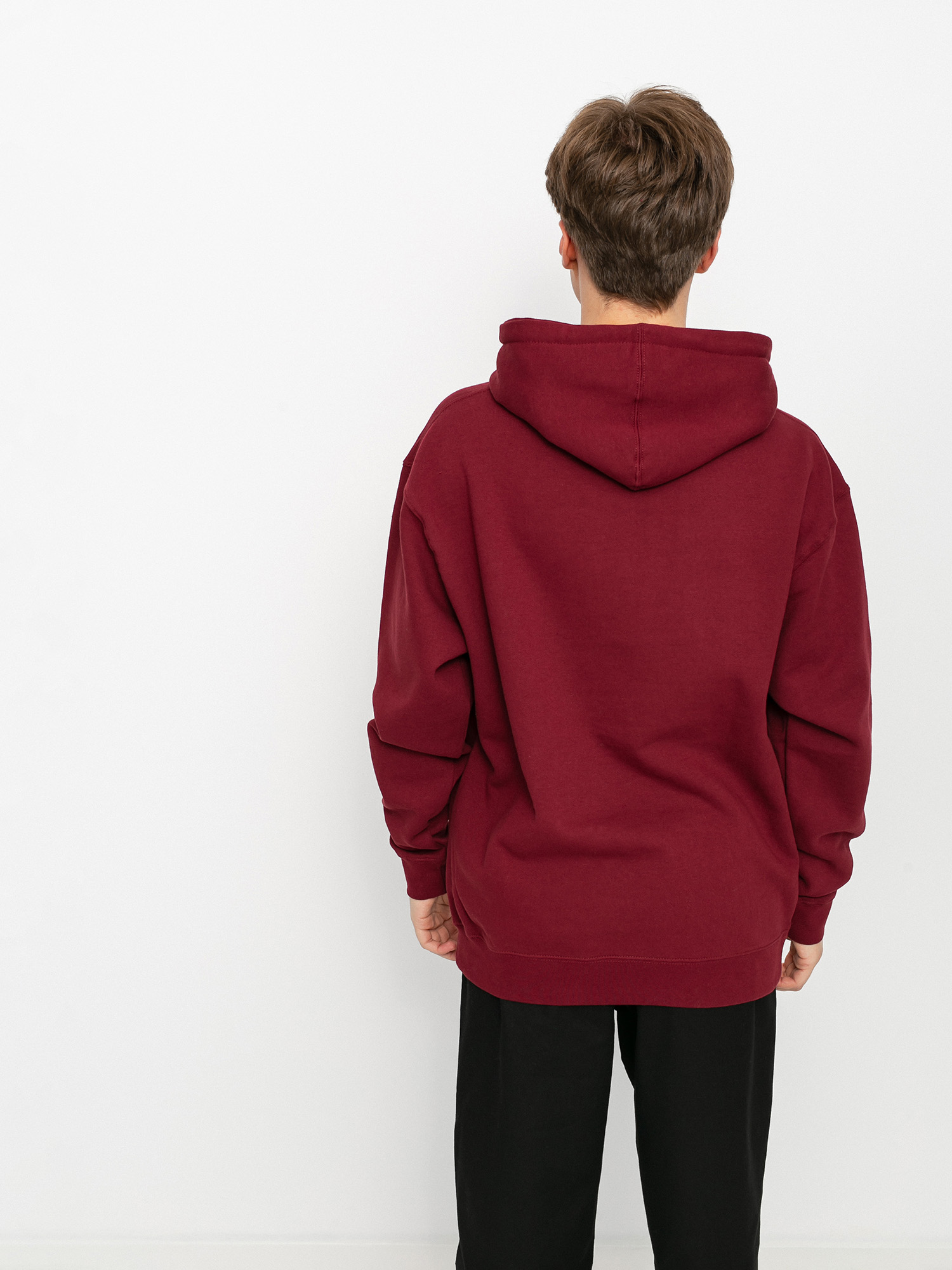 Real Oval HD Kapucnis pulóver (cardinal/yellow)