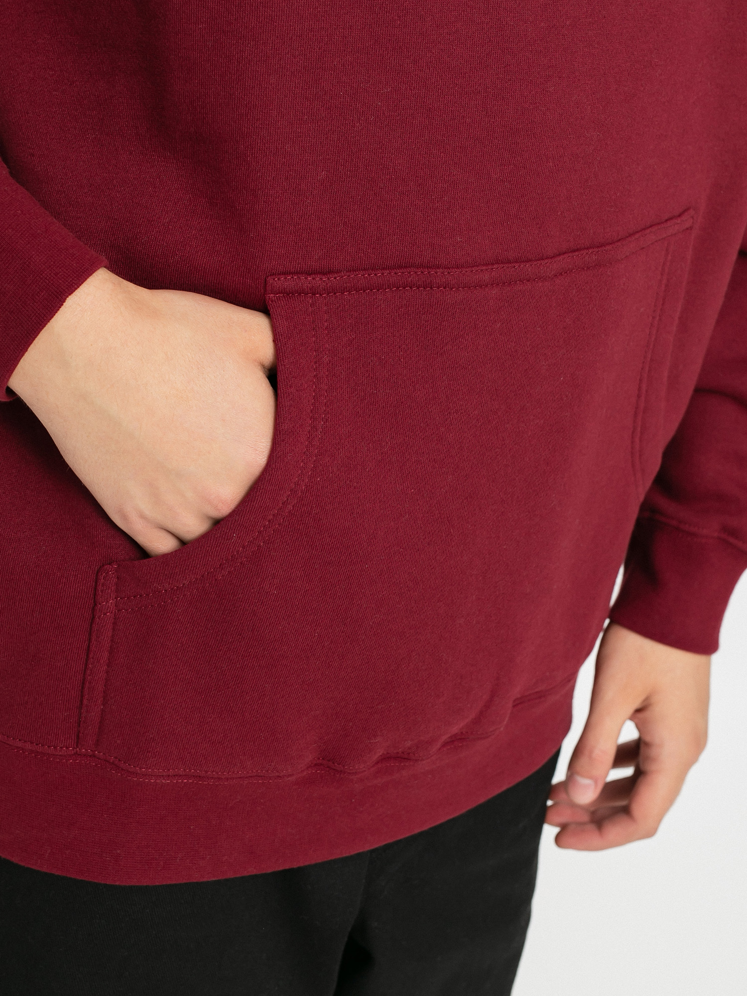 Real Oval HD Kapucnis pulóver (cardinal/yellow)